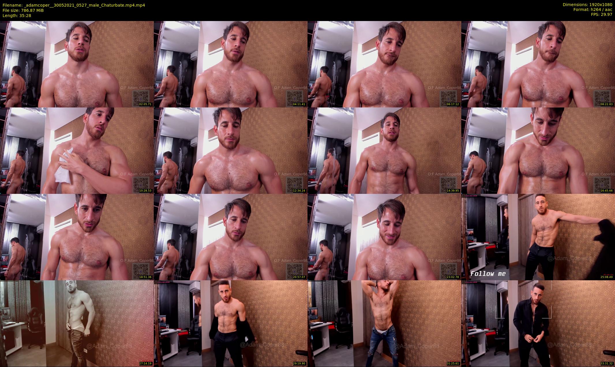 _adamcoper_ — 36 minute Chaturbate male cam show recording, 1080p, May 30, 2021