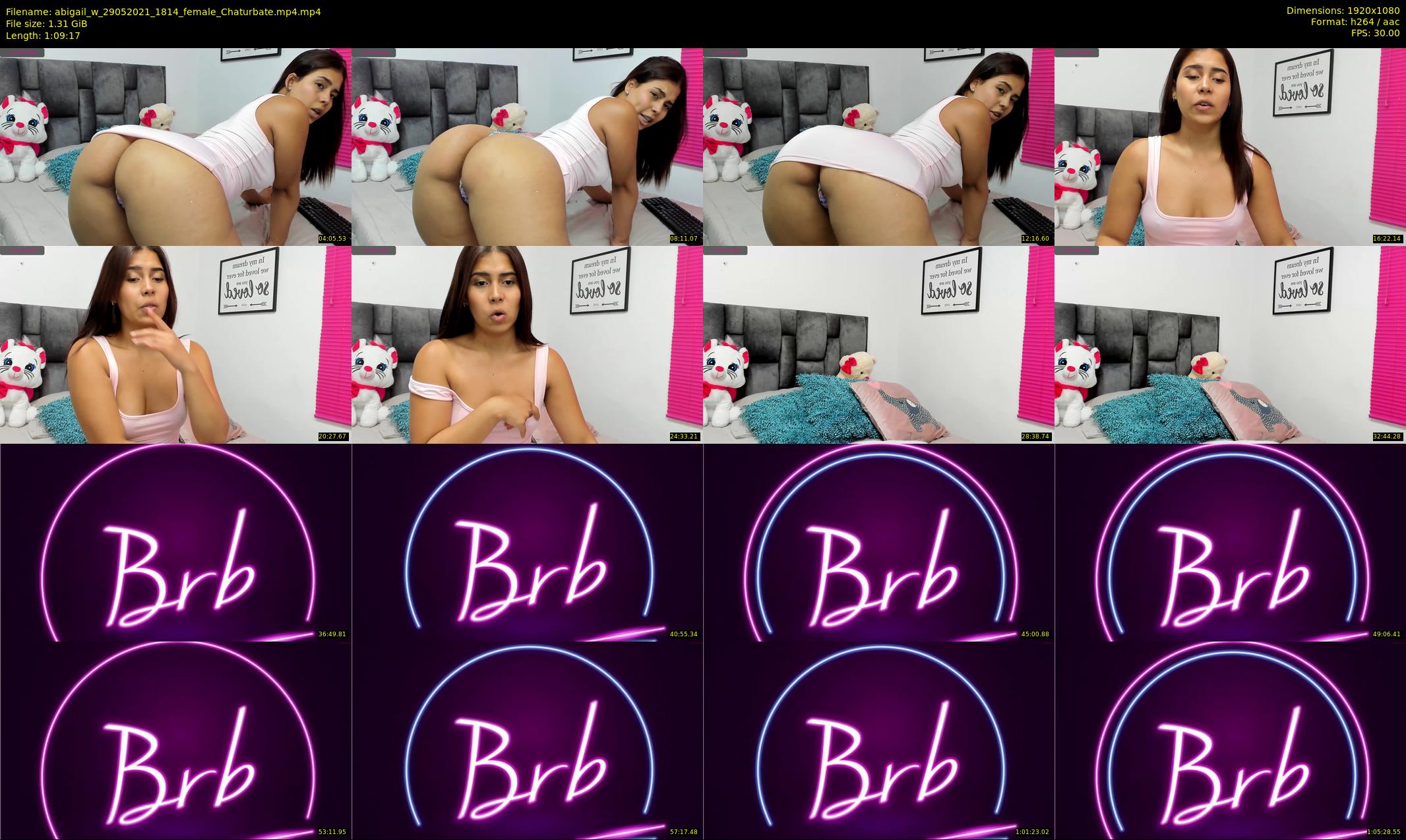 abigail_w — 70 minute Chaturbate female cam show recording, 1080p, May 29, 2021