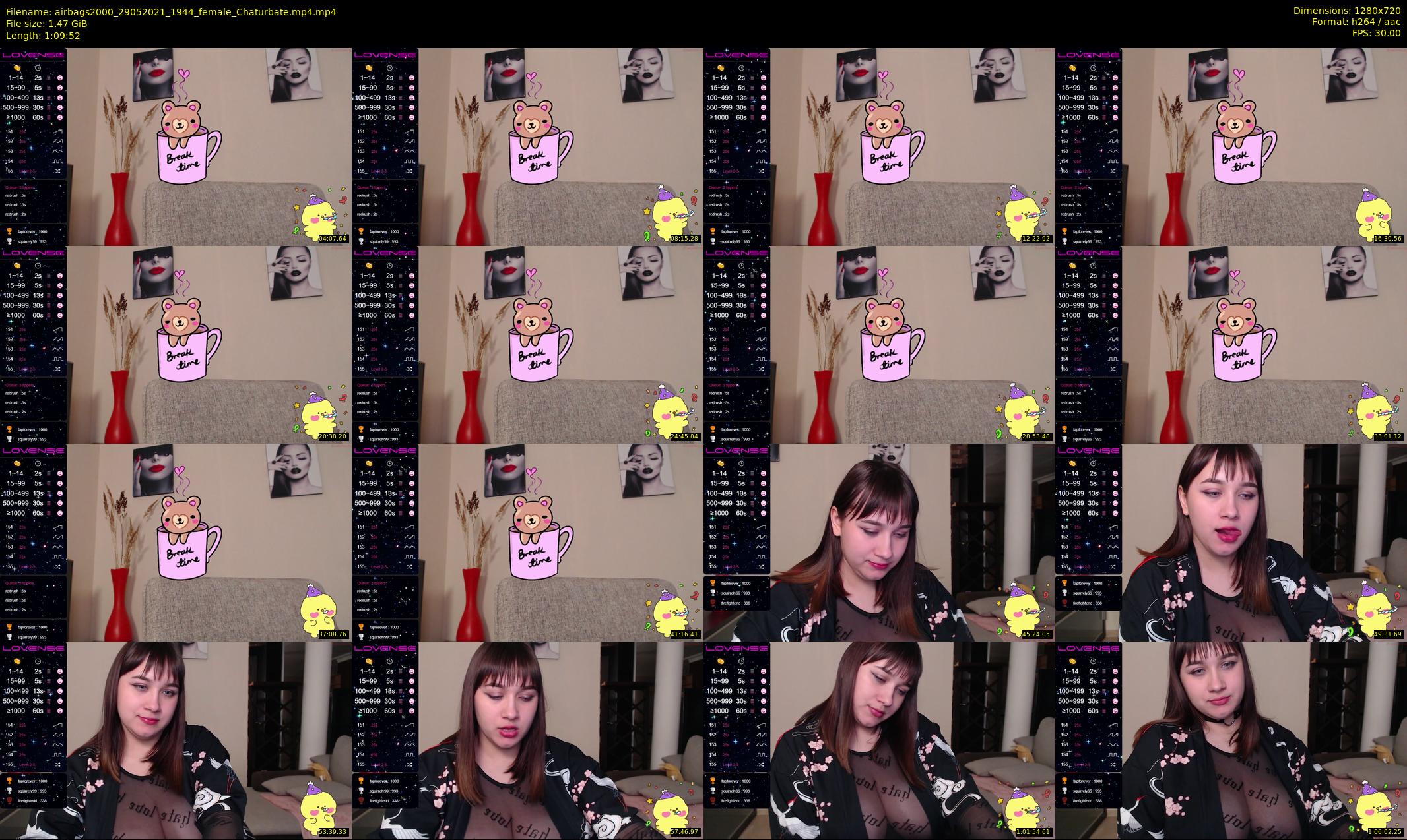 airbags2000 — 70 minute Chaturbate female cam show recording, 720p, May 29, 2021
