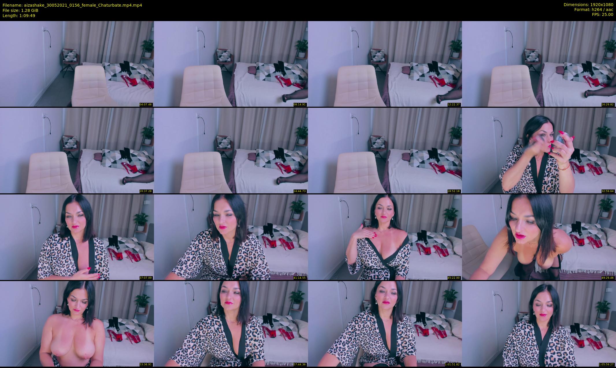 aizashake — 70 minute Chaturbate female cam show recording, 1080p, May 30, 2021