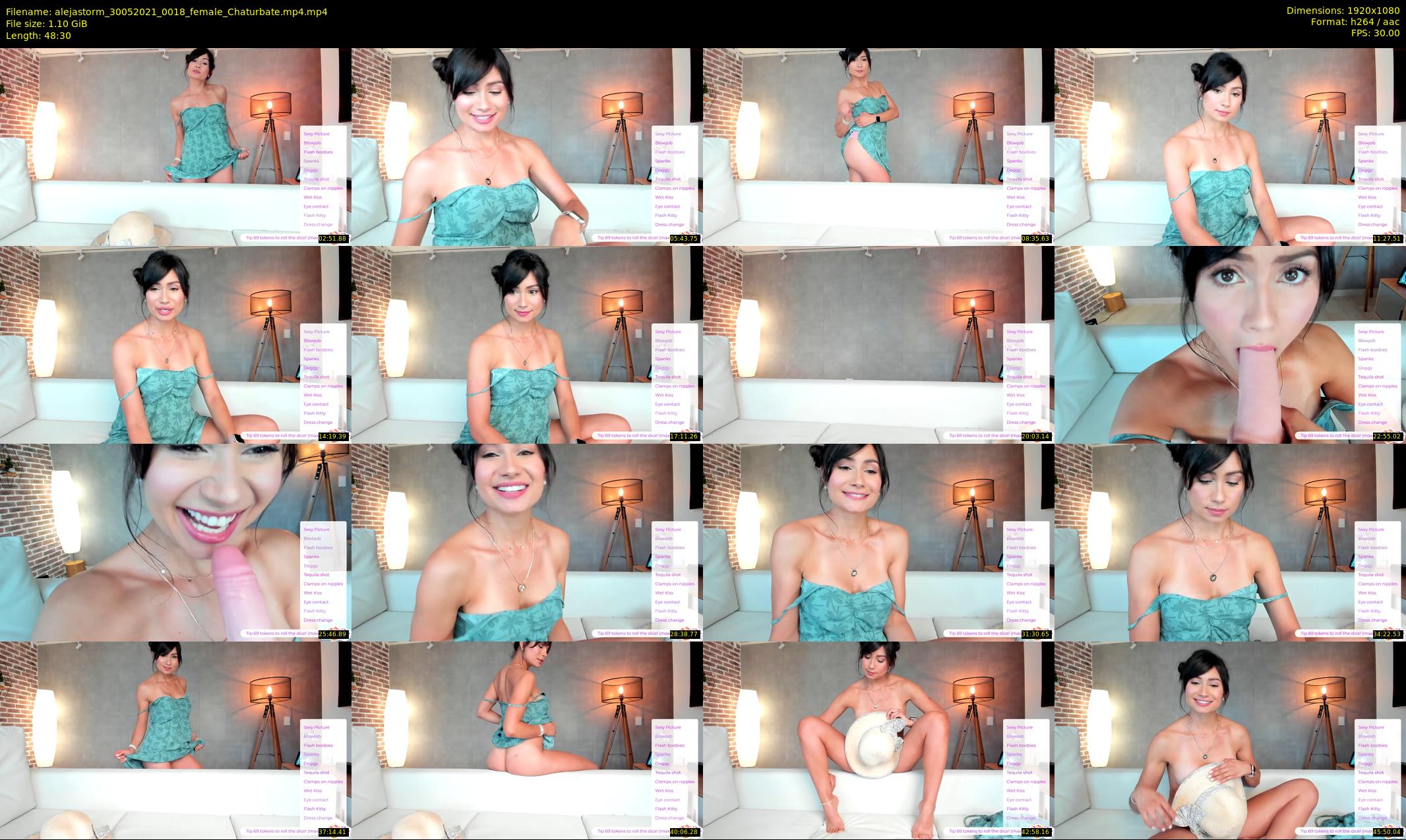 alejastorm — 49 minute Chaturbate female cam show recording, 1080p, May 30, 2021