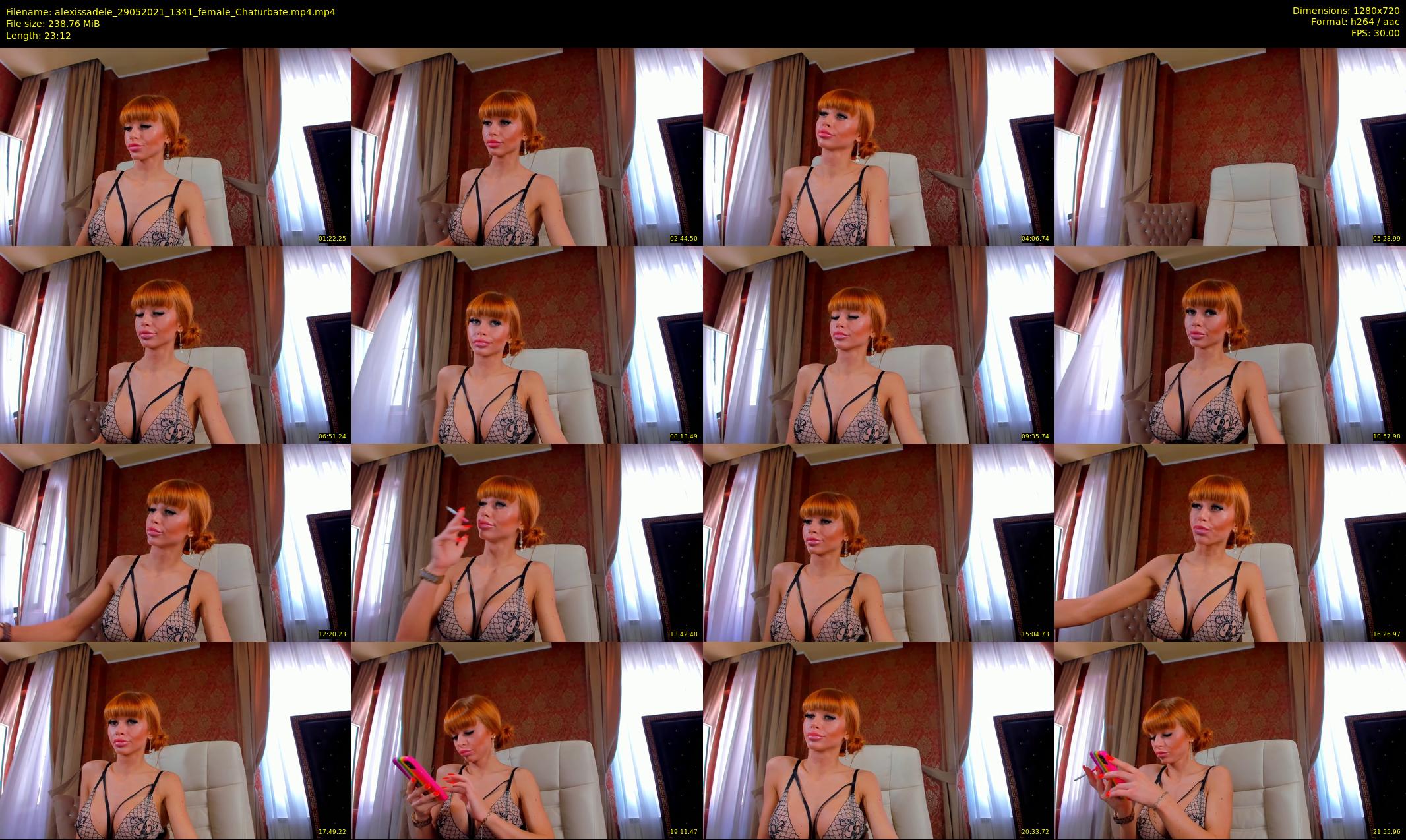 alexissadele — 24 minute Chaturbate female cam show recording, 720p, May 29, 2021
