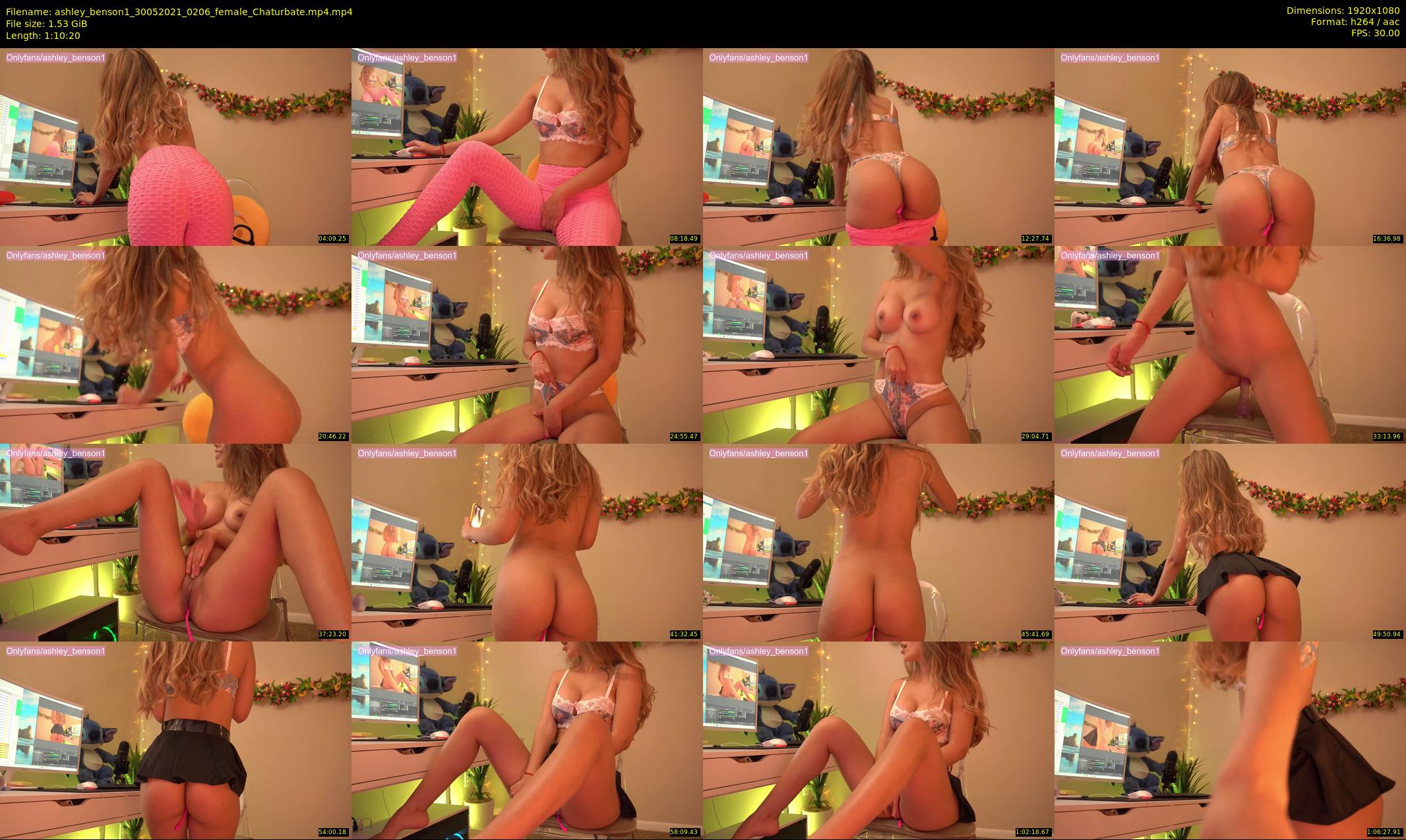 ashley_benson1 — 71 minute Chaturbate female cam show recording, 1080p, May 30, 2021