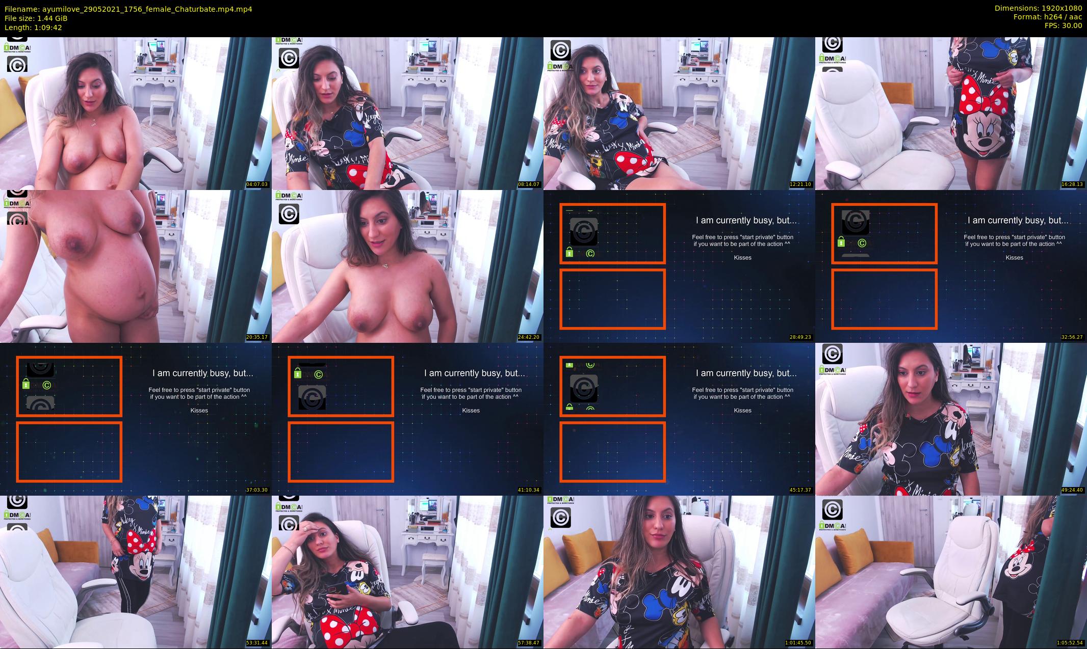 ayumilove — 70 minute Chaturbate female cam show recording, 1080p, May 29, 2021