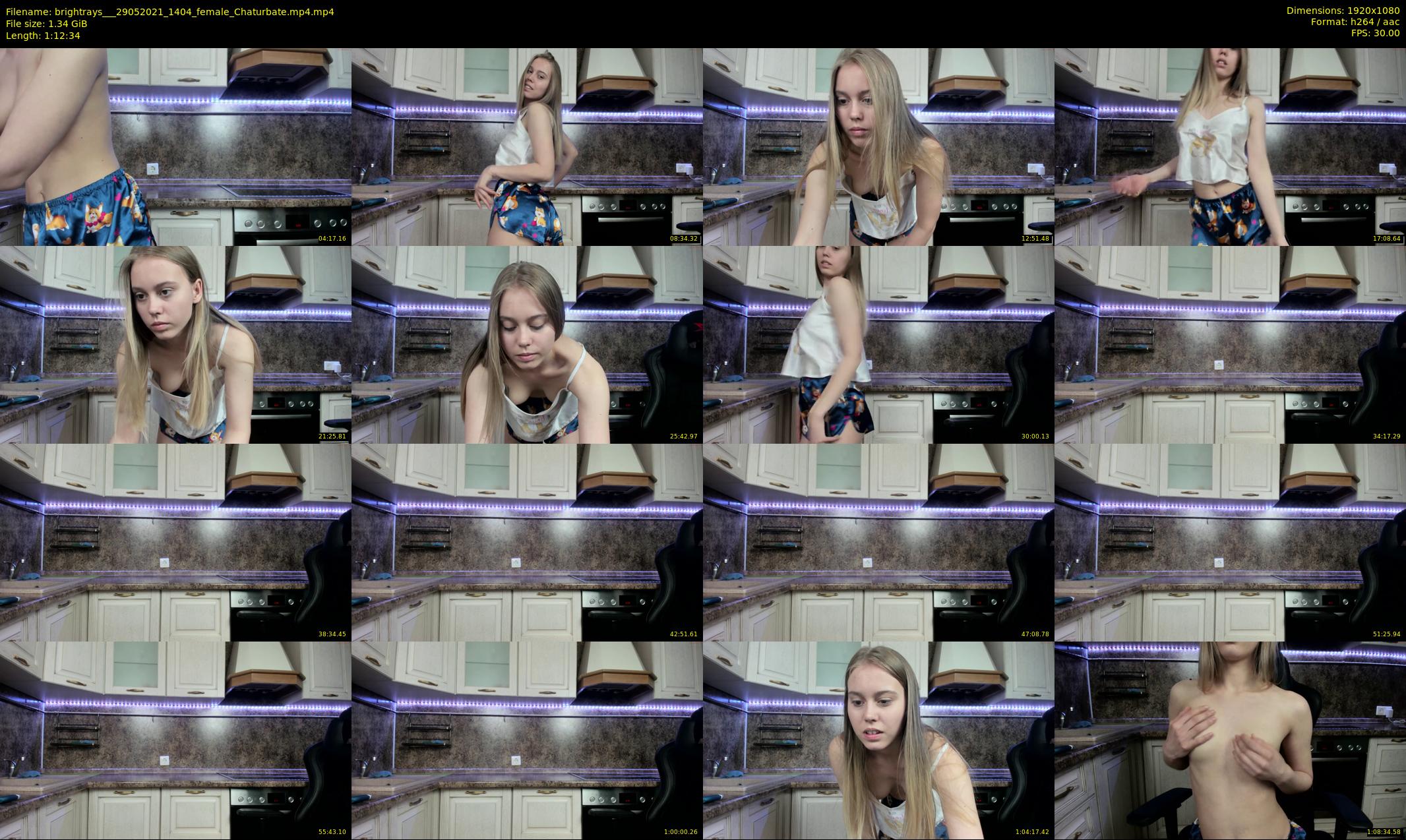 brightrays__ — 73 minute Chaturbate female cam show recording, 1080p, May 29, 2021