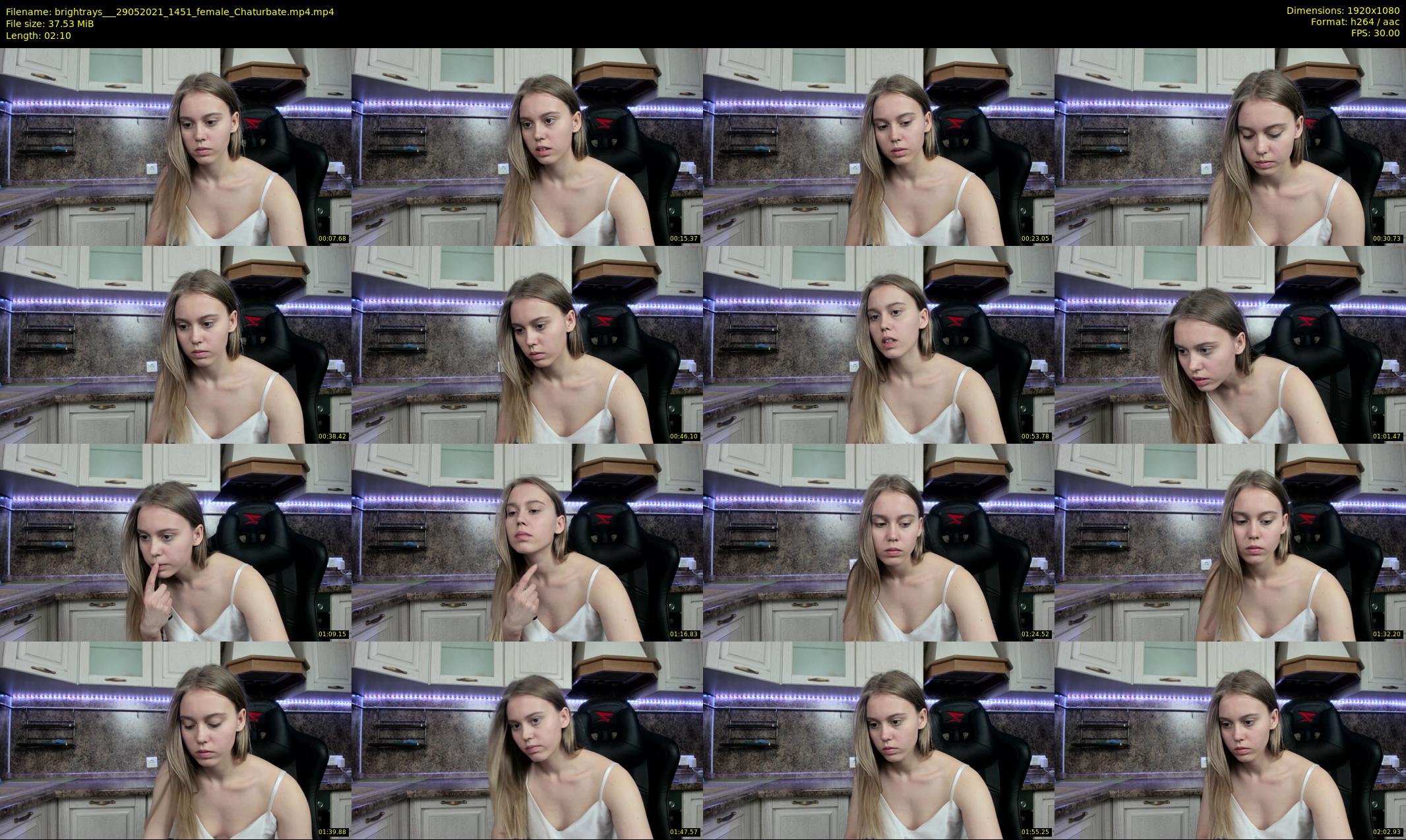 brightrays__ — 3 minute Chaturbate female cam show recording, 1080p, May 29, 2021