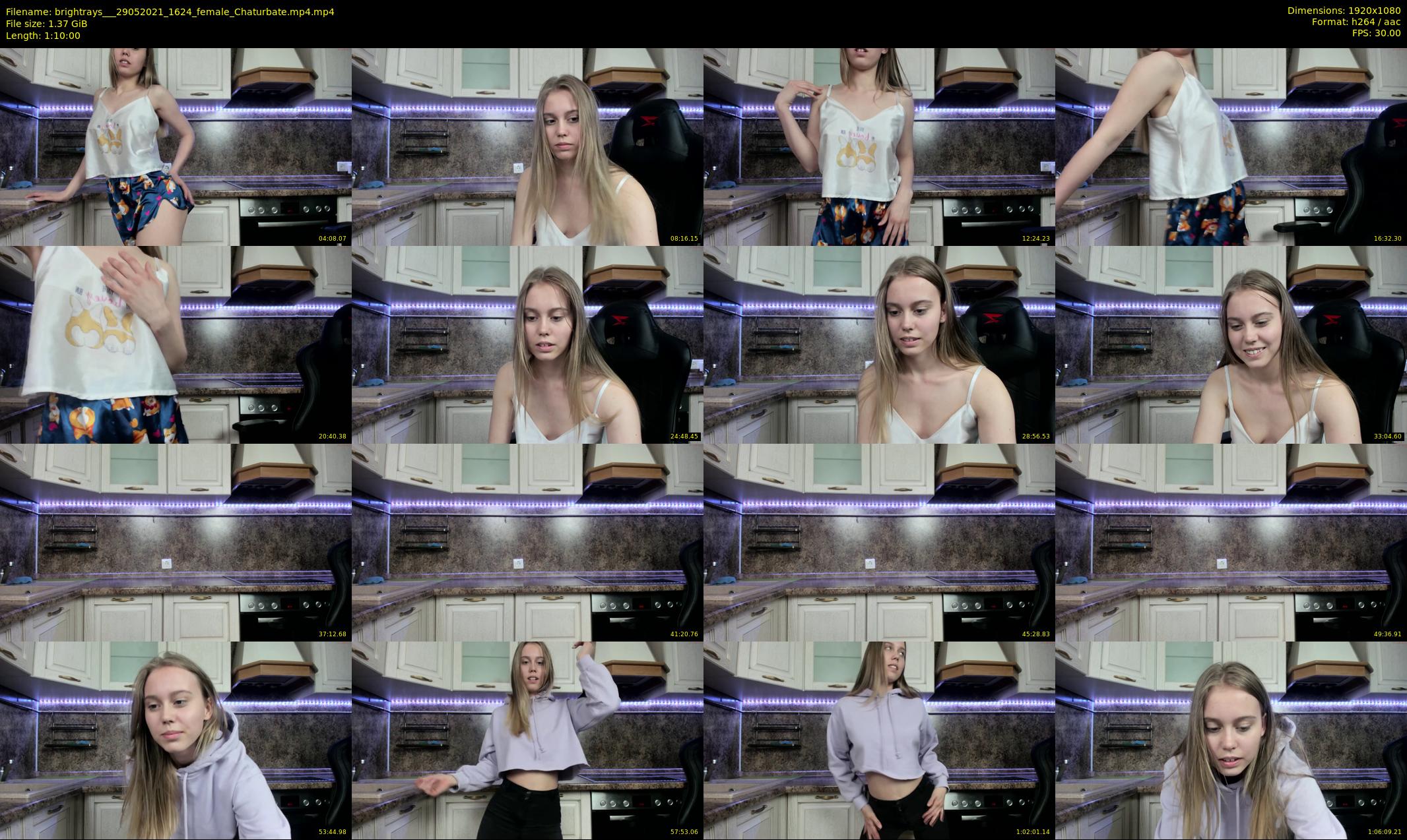 brightrays__ — 70 minute Chaturbate female cam show recording, 1080p, May 29, 2021