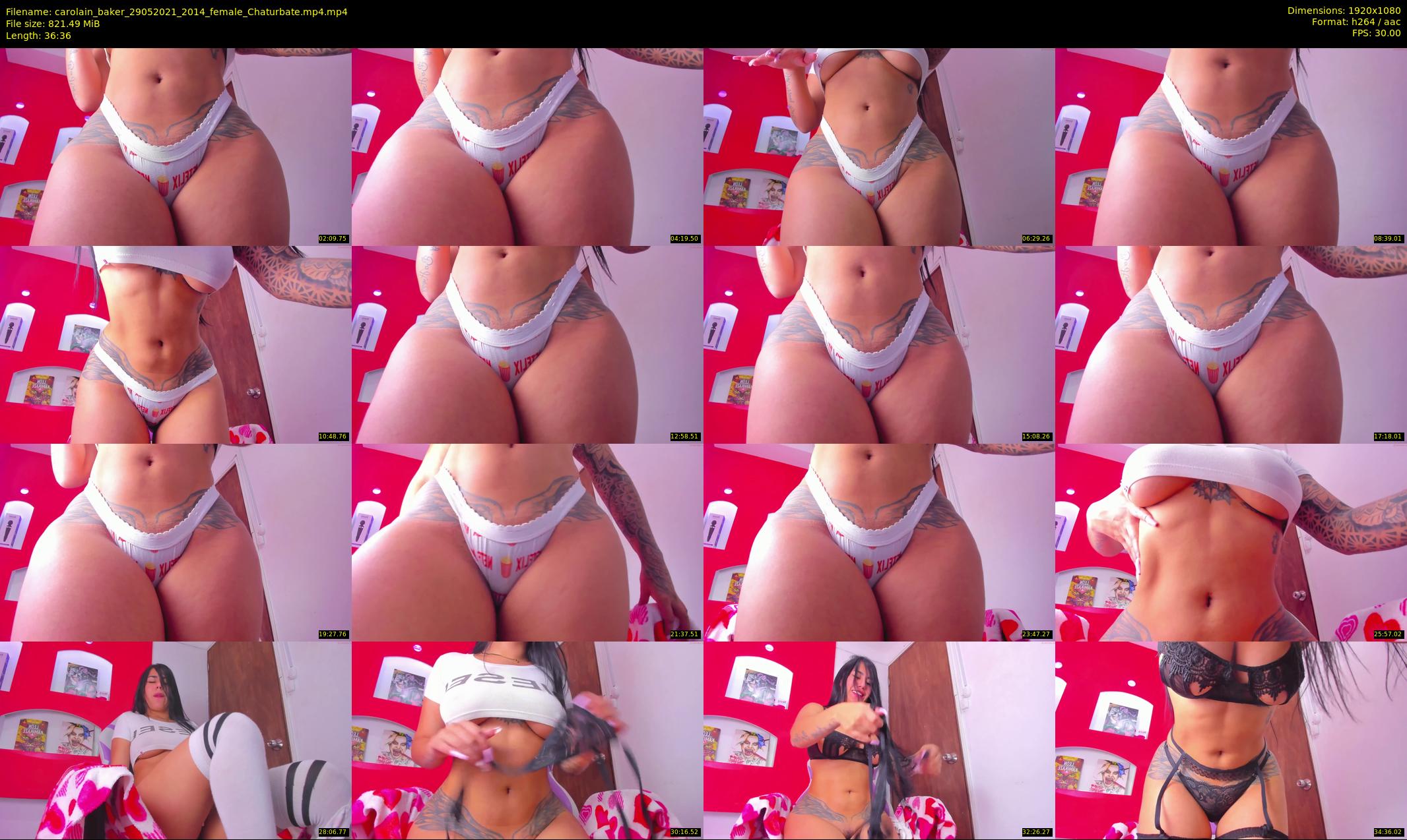 carolain_baker — 37 minute Chaturbate female cam show recording, 1080p, May 29, 2021