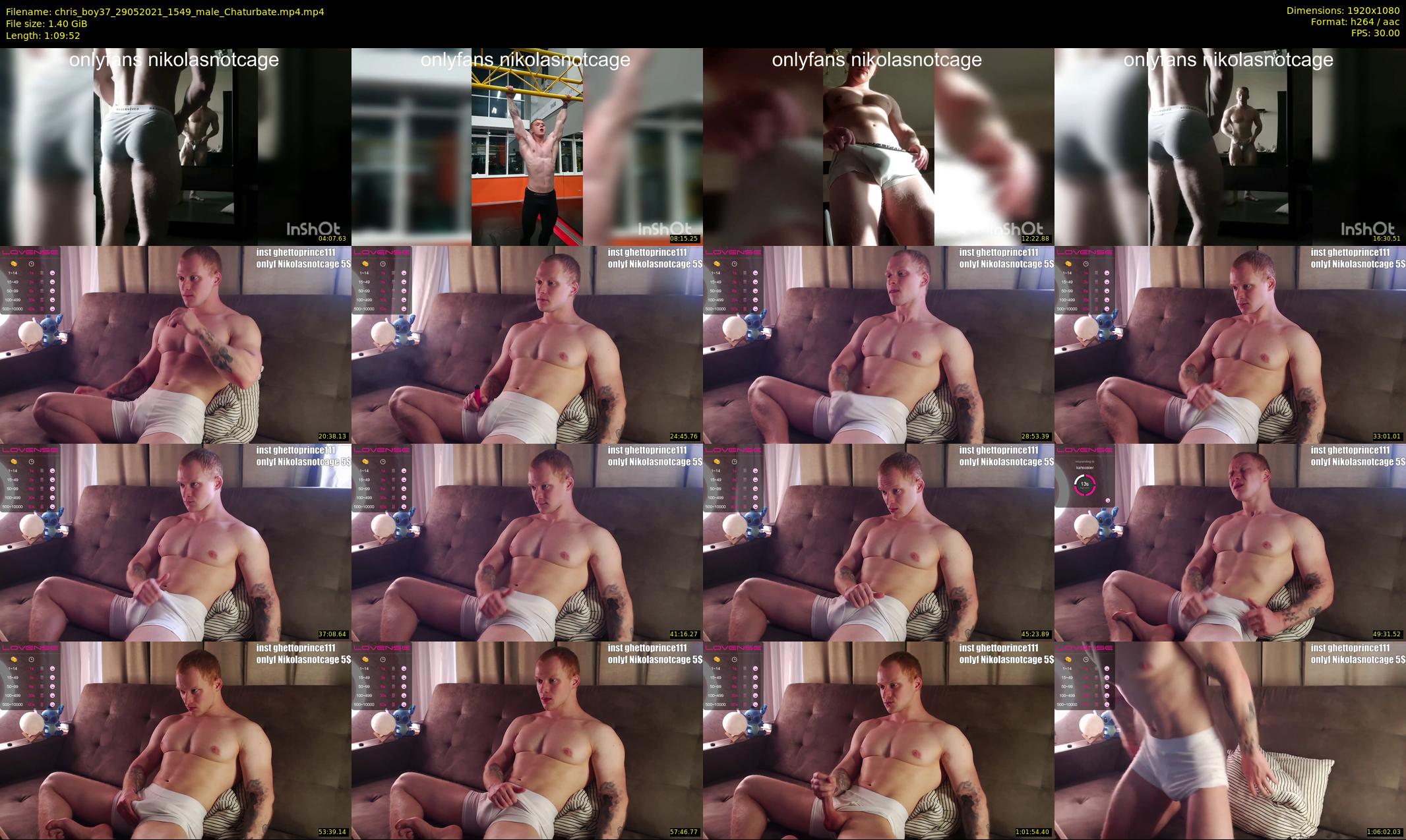 chris_boy37 — 70 minute Chaturbate male cam show recording, 1080p, May 29, 2021