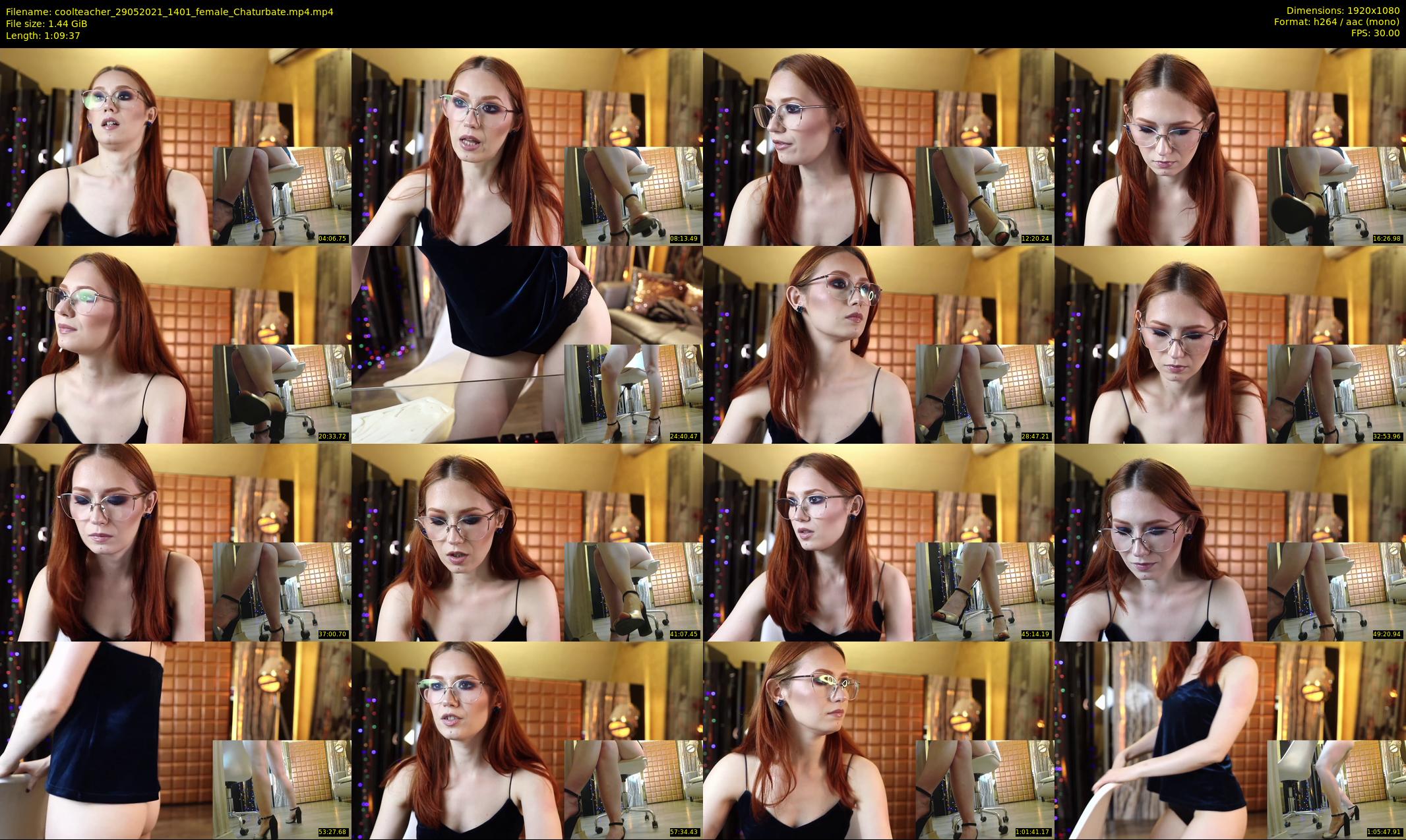 coolteacher — 70 minute Chaturbate female cam show recording, 1080p, May 29, 2021