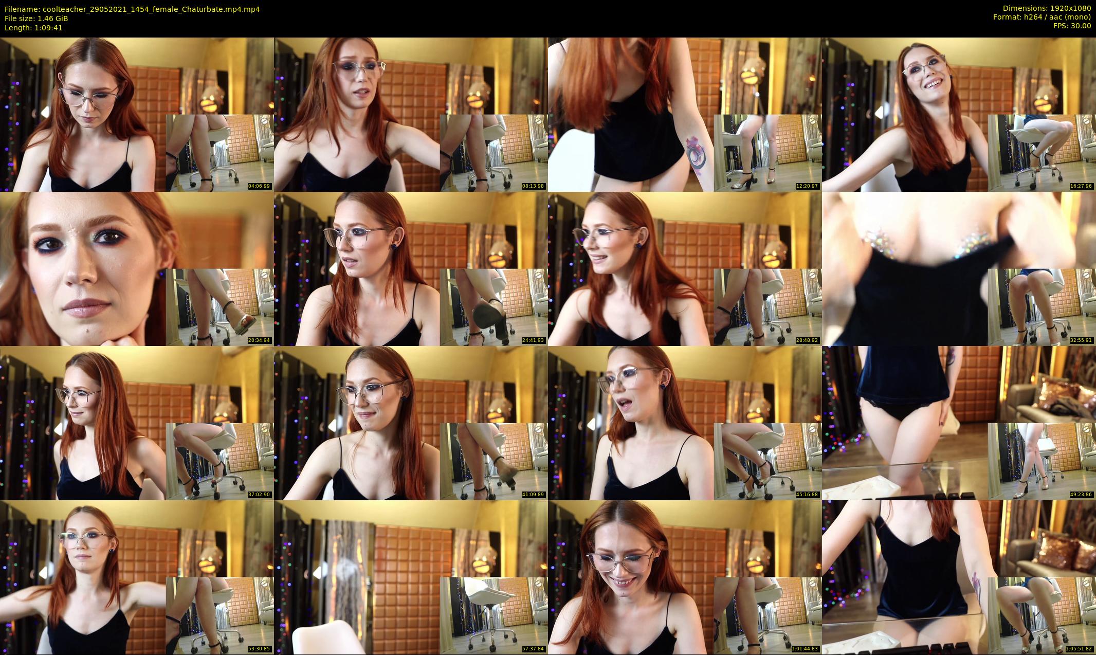 coolteacher — 70 minute Chaturbate female cam show recording, 1080p, May 29, 2021