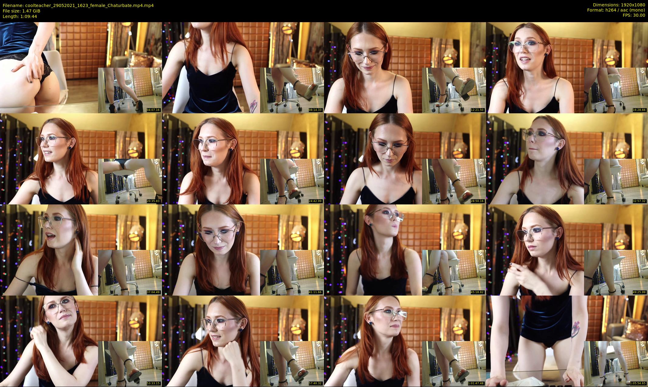 coolteacher — 70 minute Chaturbate female cam show recording, 1080p, May 29, 2021