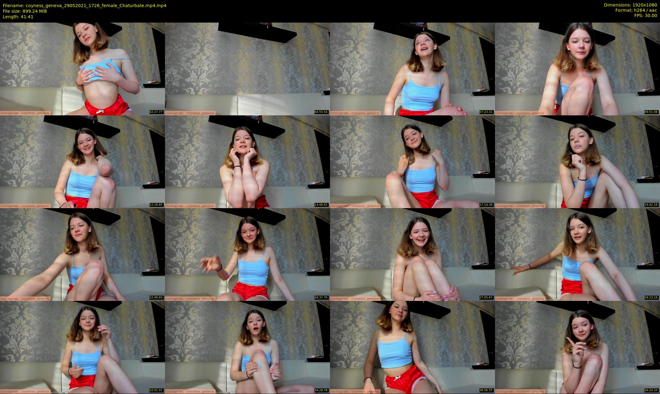 coyness_geneva — 42 minute Chaturbate female cam show recording, 1080p, May 29, 2021