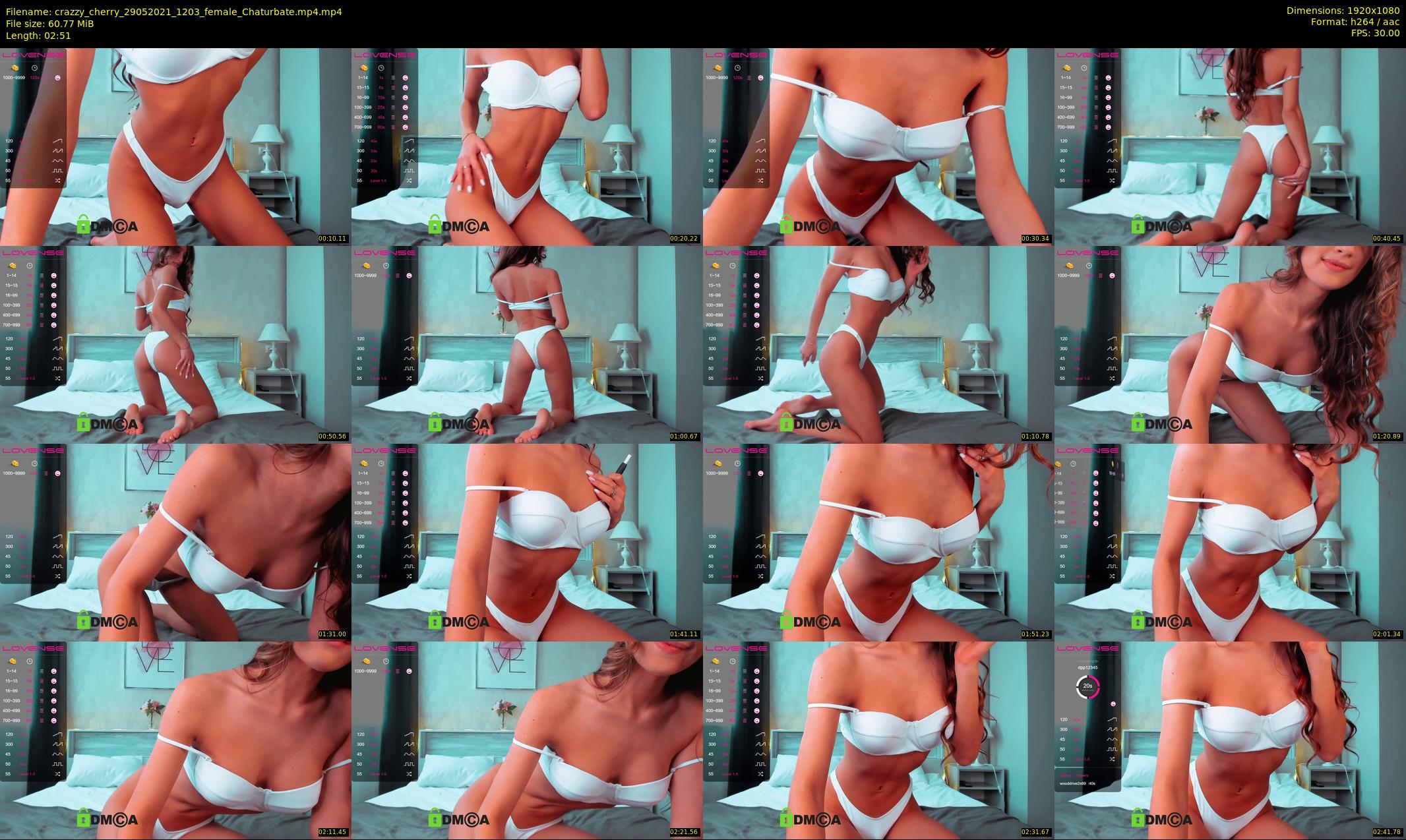 crazzy_cherry — 3 minute Chaturbate female cam show recording, 1080p, May 29, 2021