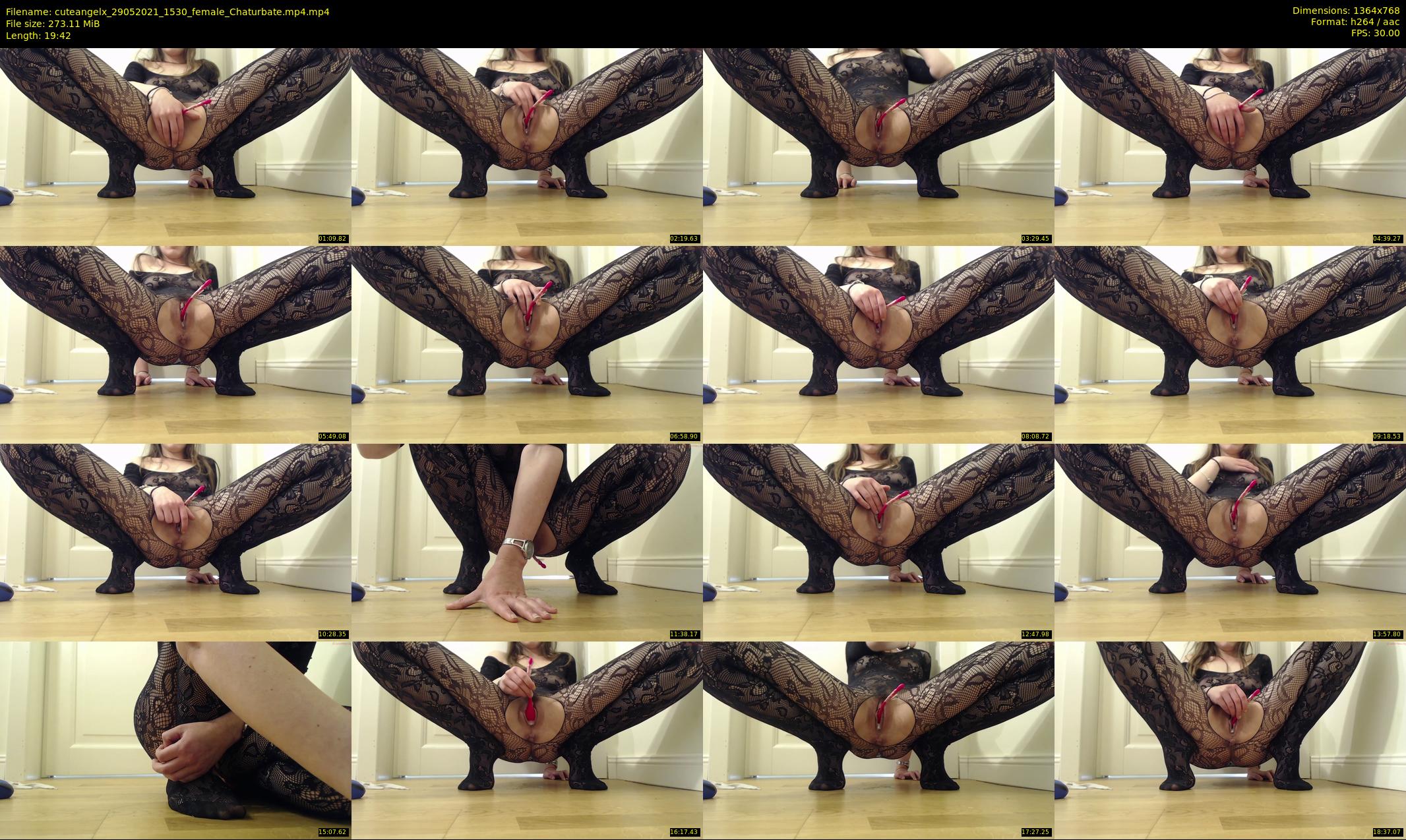 cuteangelx — 20 minute Chaturbate female cam show recording, 720p, May 29, 2021