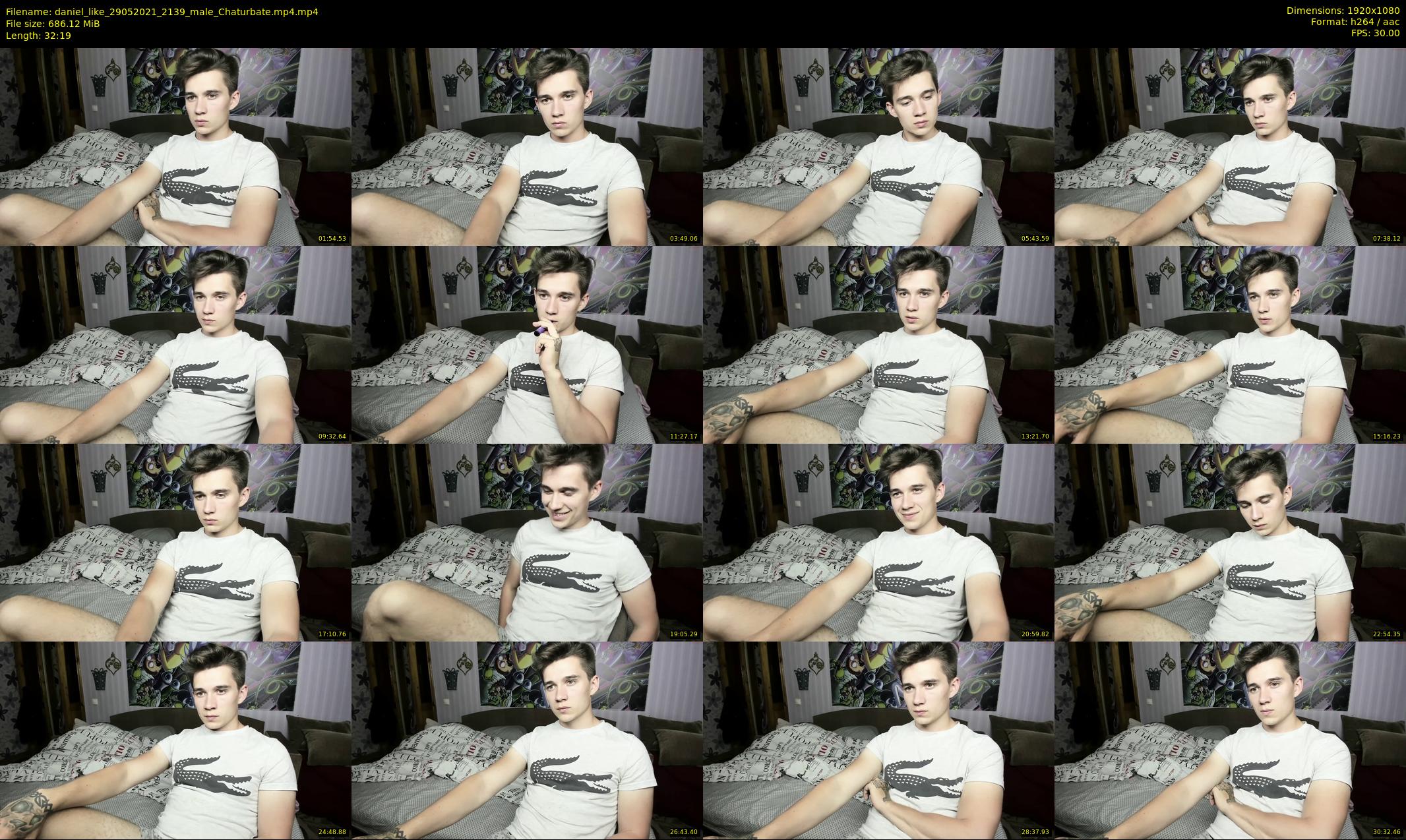 daniel_like — 33 minute Chaturbate male cam show recording, 1080p, May 29, 2021