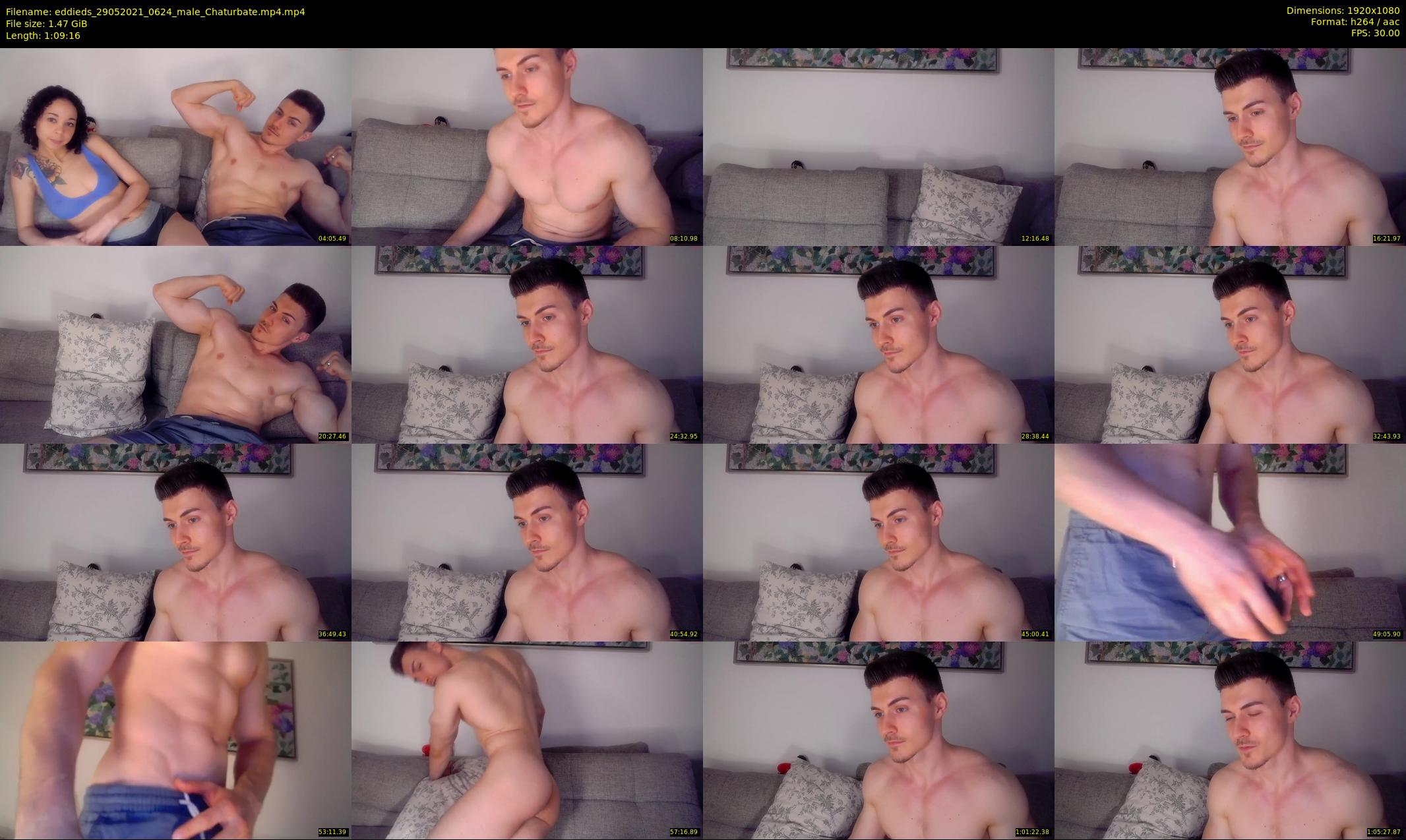 eddieds — 70 minute Chaturbate male cam show recording, 1080p, May 29, 2021