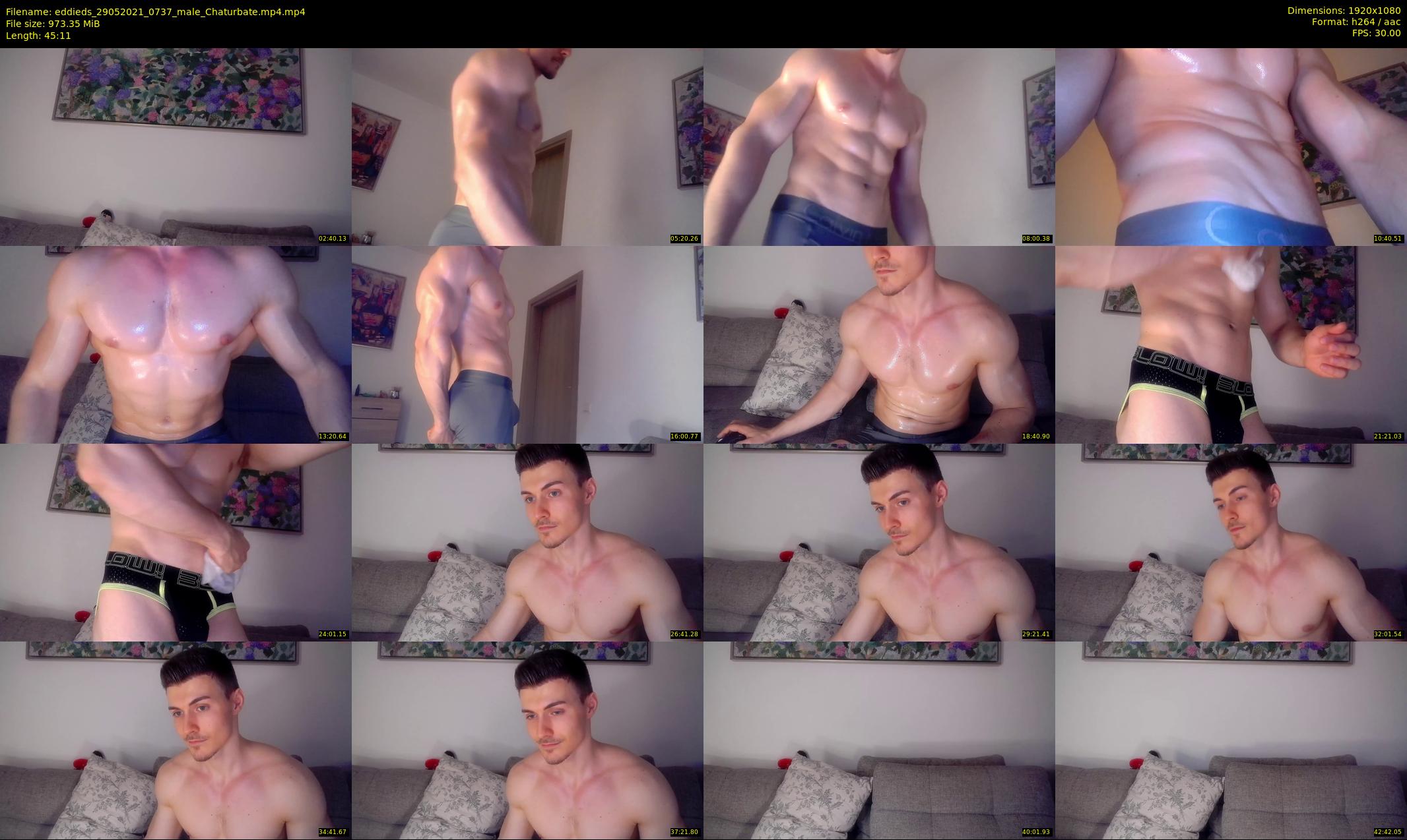 eddieds — 46 minute Chaturbate male cam show recording, 1080p, May 29, 2021