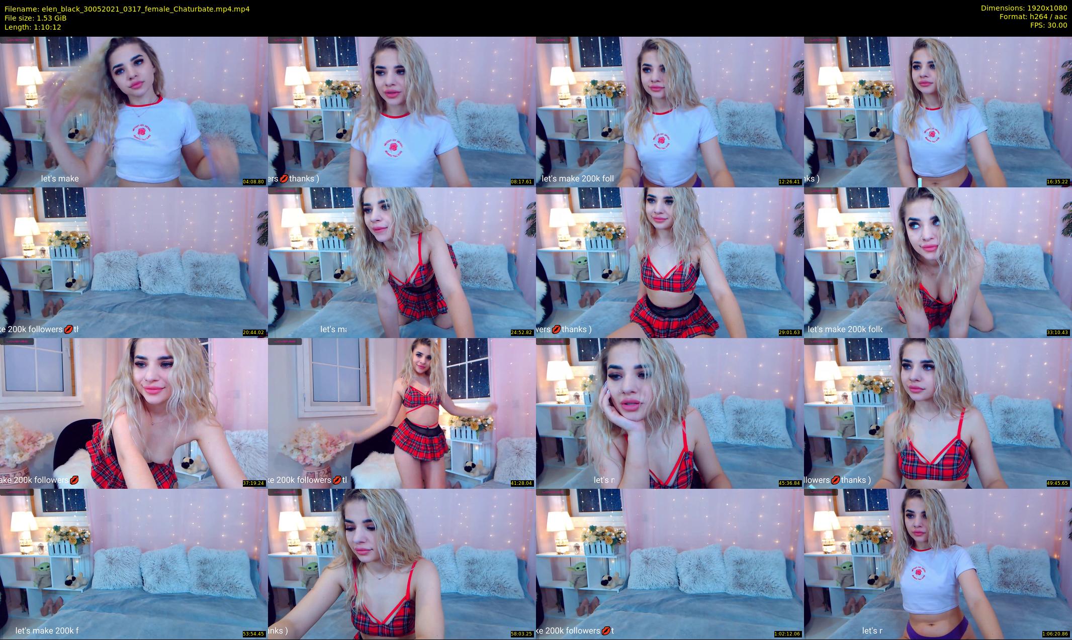elen_black — 71 minute Chaturbate female cam show recording, 1080p, May 30, 2021
