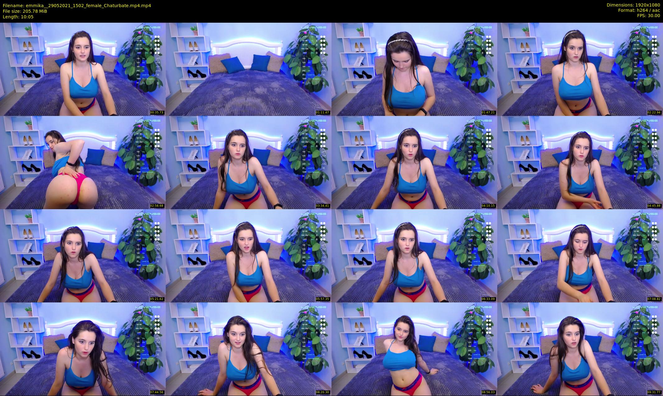 emmika_ — 11 minute Chaturbate female cam show recording, 1080p, May 29, 2021