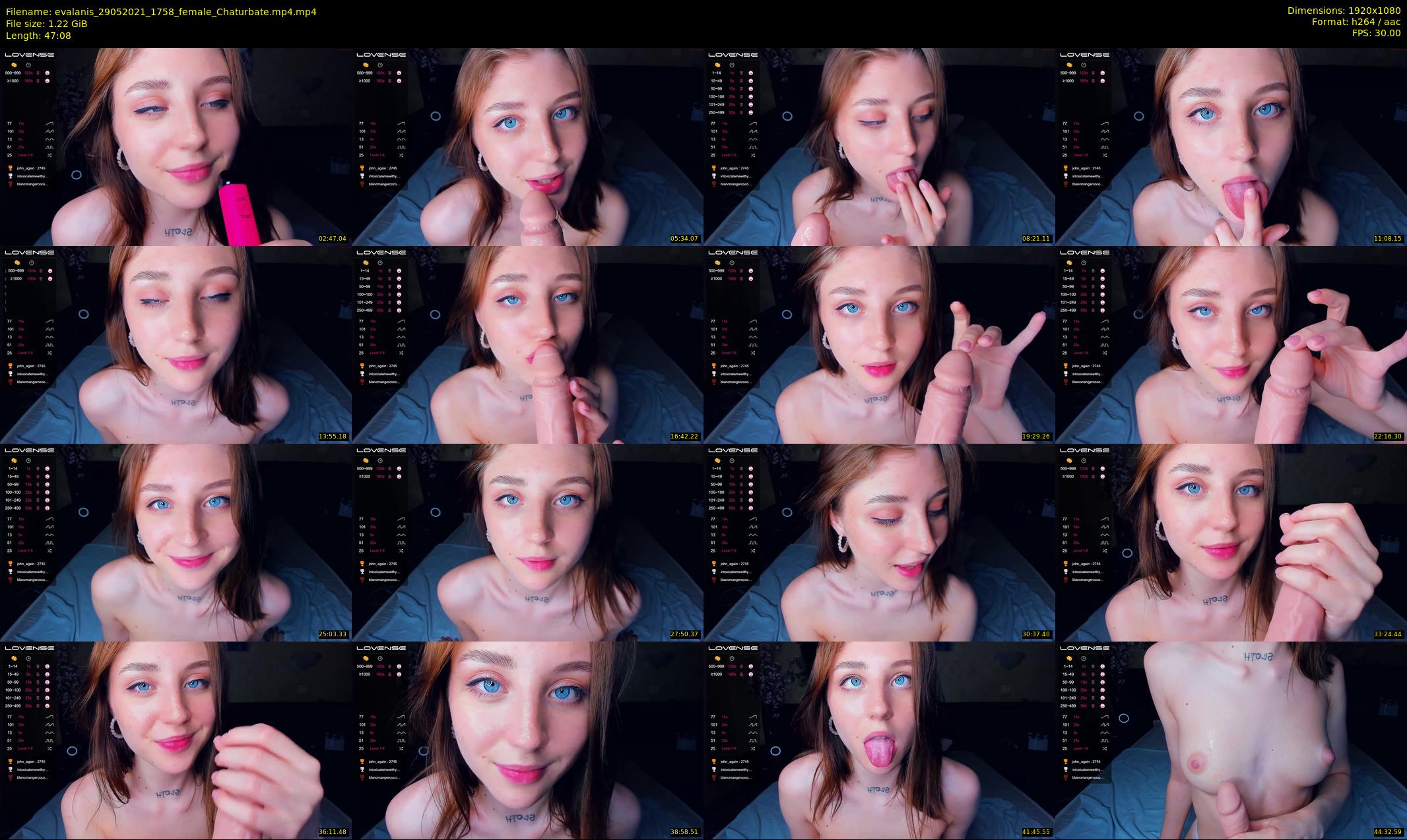 evalanis — 48 minute Chaturbate couple cam show recording, 1080p, May 29, 2021