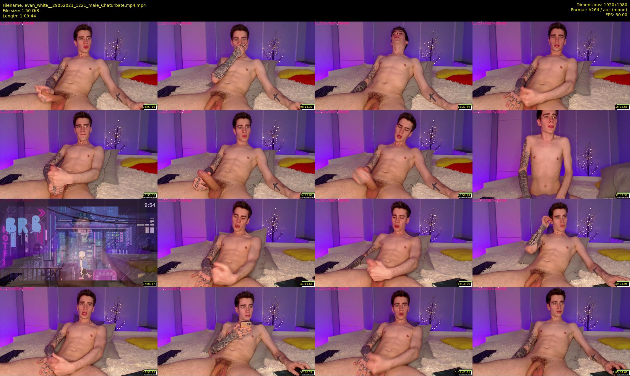 evan_white_ — 70 minute Chaturbate male cam show recording, 1080p, May 29, 2021