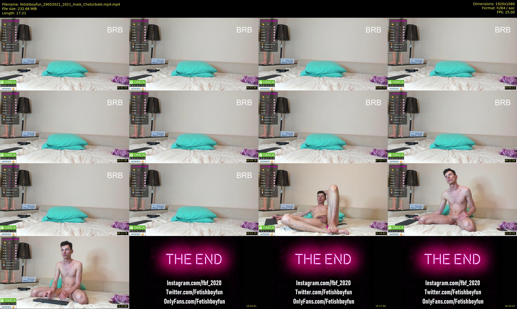 fetishboyfun — 18 minute Chaturbate male cam show recording, 1080p, May 29, 2021