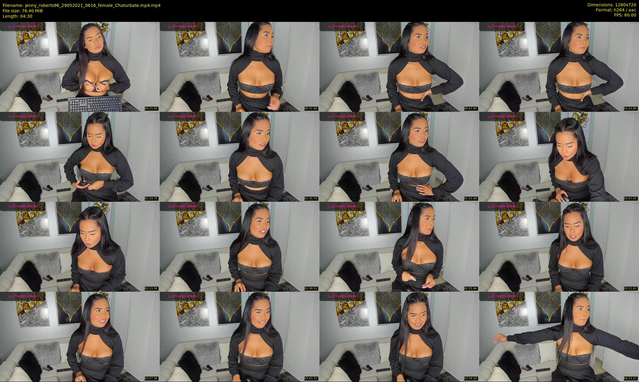 jenny_roberts96 — 5 minute Chaturbate female cam show recording, 720p, May 29, 2021