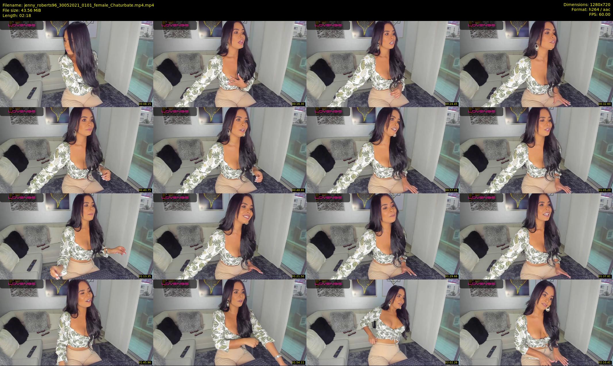 jenny_roberts96 — 3 minute Chaturbate female cam show recording, 720p, May 30, 2021