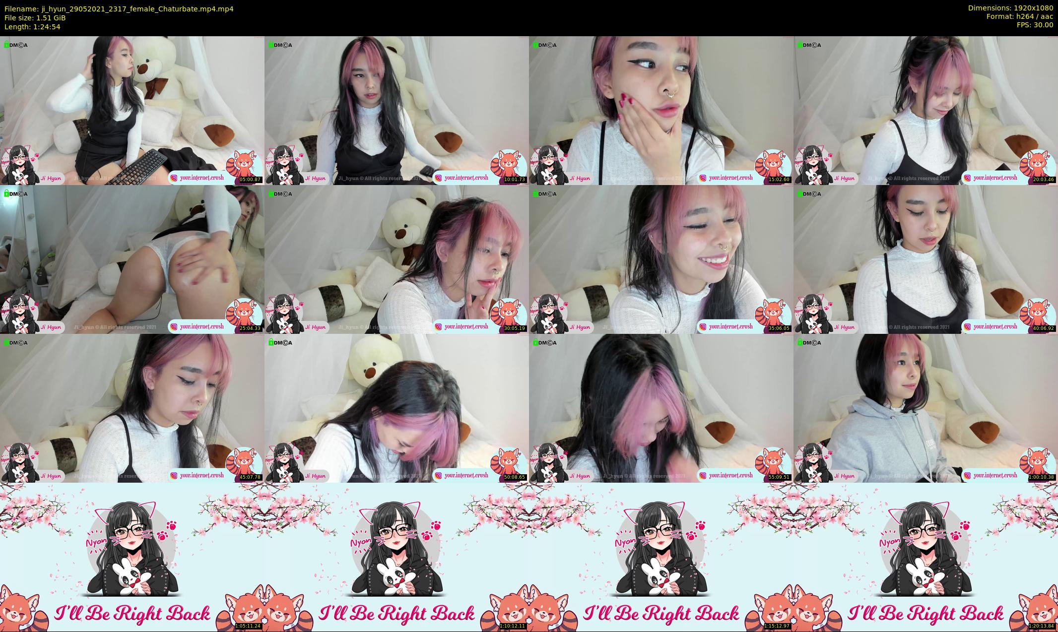 ji_hyun — 85 minute Chaturbate female cam show recording, 1080p, May 29, 2021