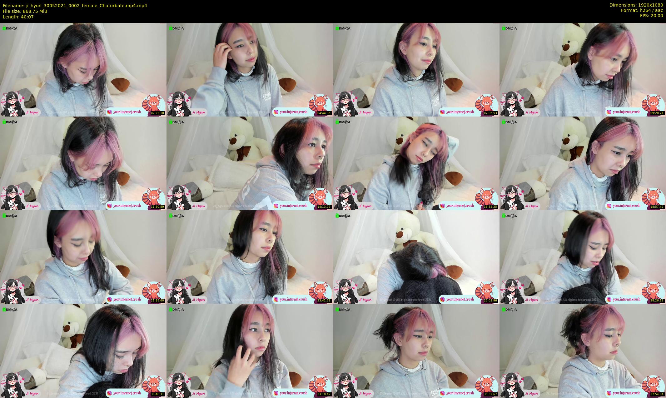 ji_hyun — 41 minute Chaturbate female cam show recording, 1080p, May 30, 2021