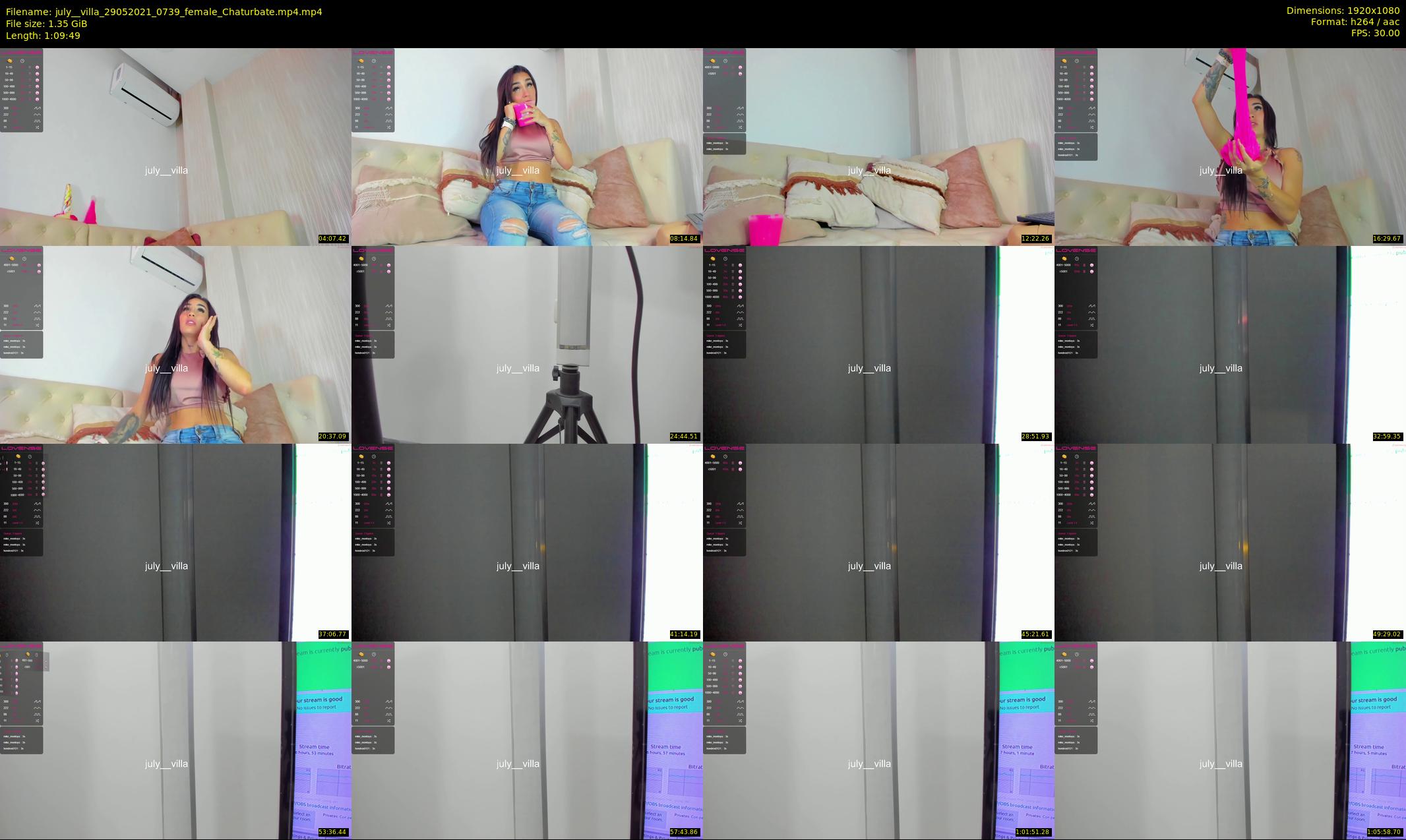 july__villa — 70 minute Chaturbate female cam show recording, 1080p, May 29, 2021
