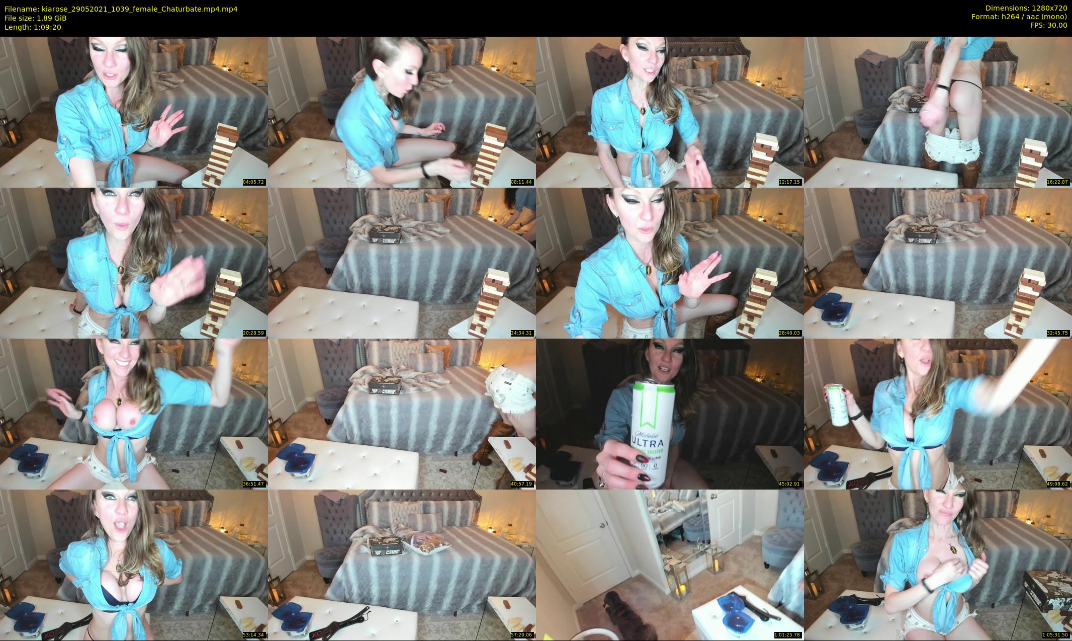 kiarose — 70 minute Chaturbate female cam show recording, 720p, May 29, 2021
