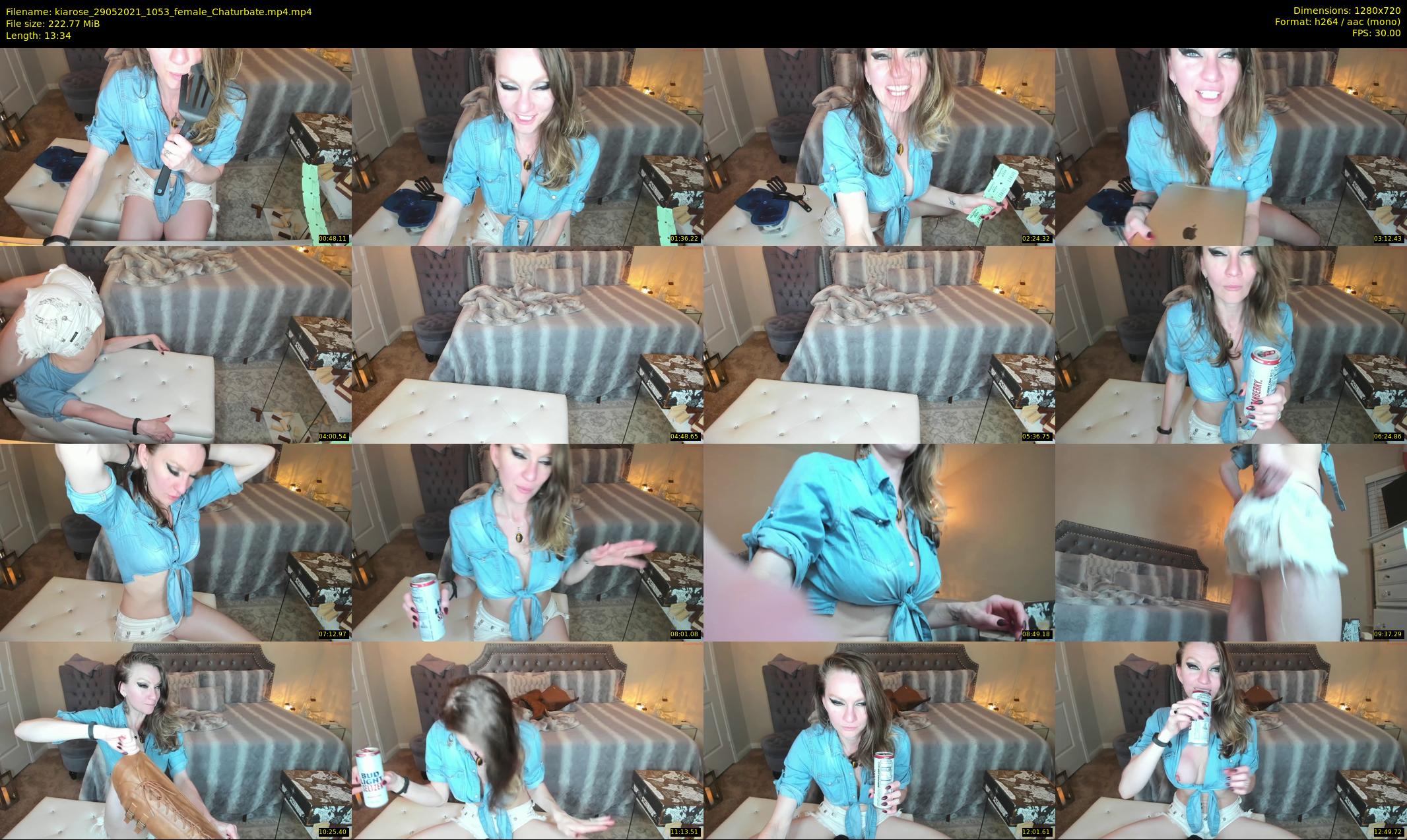 kiarose — 14 minute Chaturbate female cam show recording, 720p, May 29, 2021