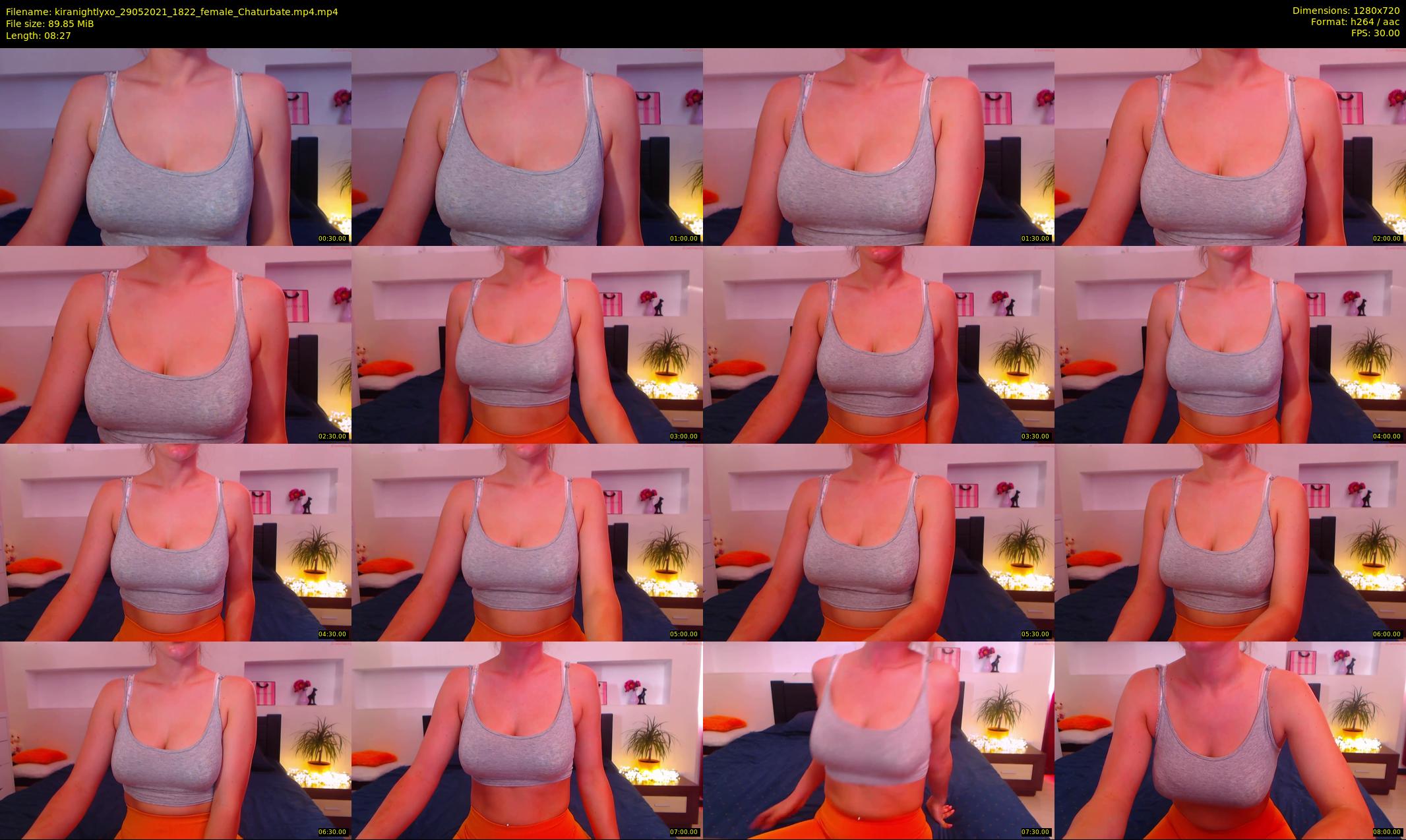 kiranightlyxo — 9 minute Chaturbate female cam show recording, 720p, May 29, 2021