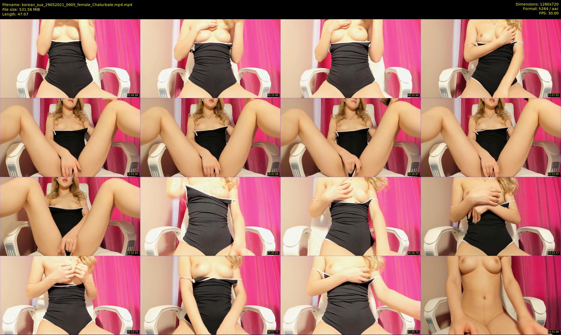 korean_sua — 48 minute Chaturbate female cam show recording, 720p, May 29, 2021