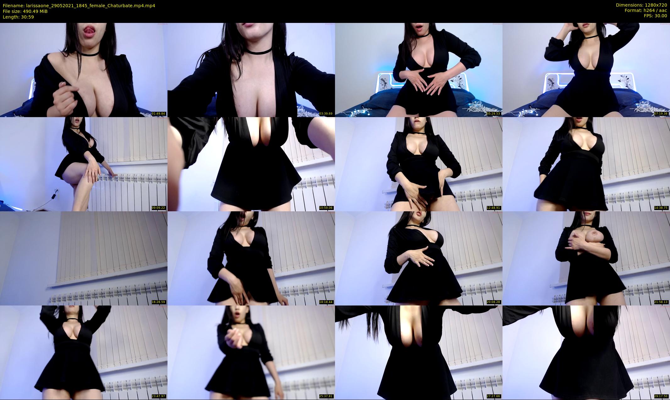larissaone — 31 minute Chaturbate female cam show recording, 720p, May 29, 2021