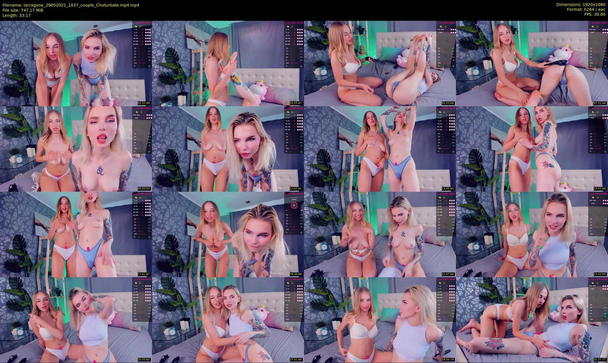 larragane — 34 minute Chaturbate couple cam show recording, 1080p, May 29, 2021