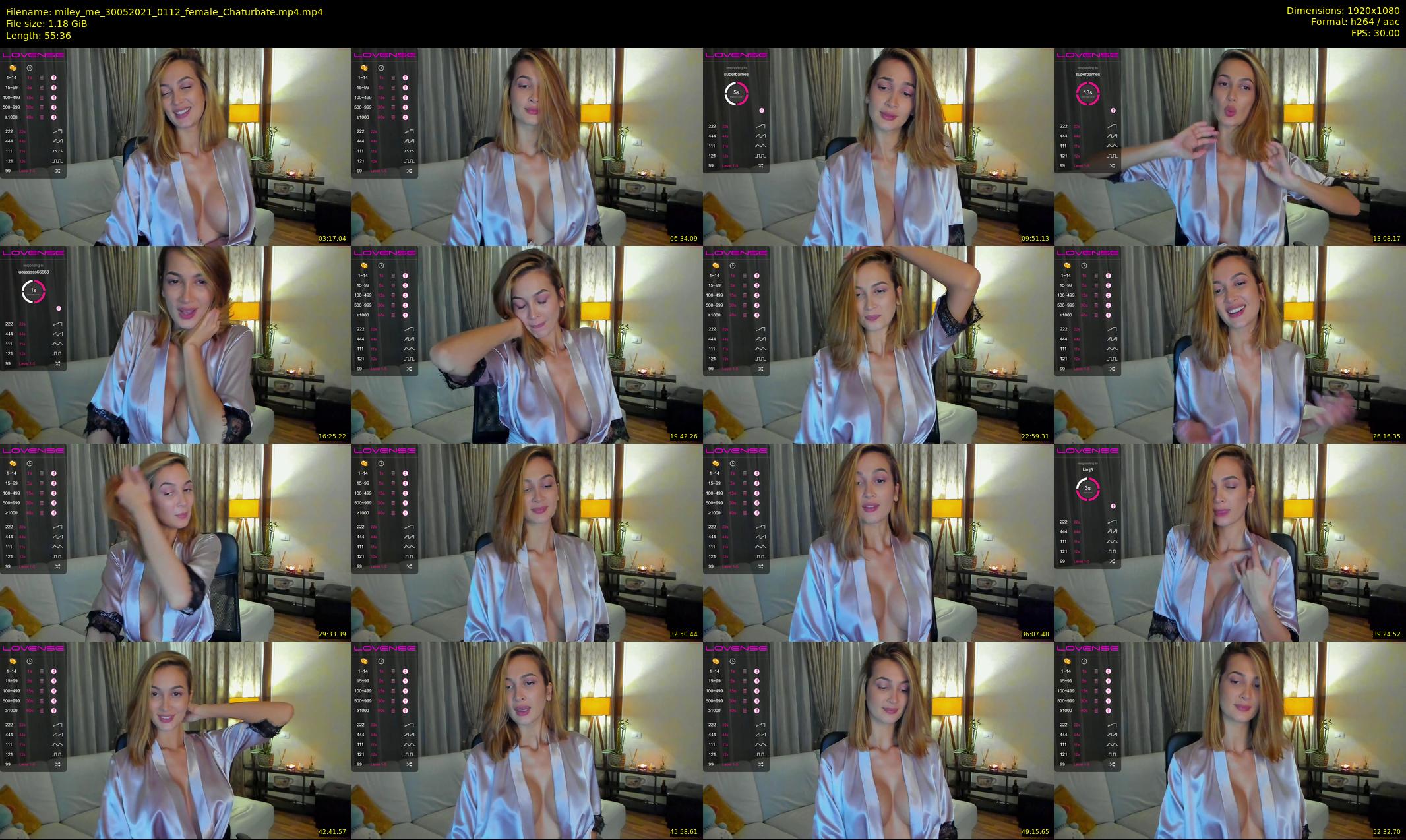 miley_me — 56 minute Chaturbate female cam show recording, 1080p, May 30, 2021