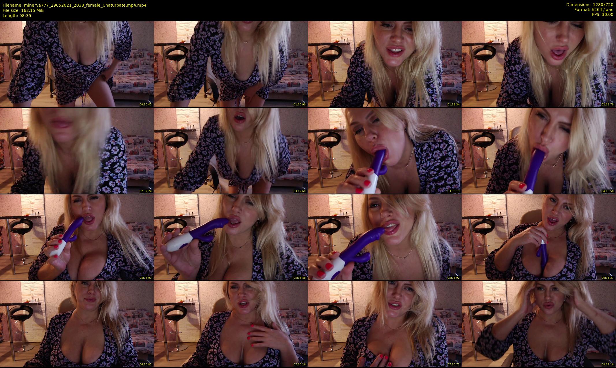 minerva777 — 9 minute Chaturbate female cam show recording, 720p, May 29, 2021