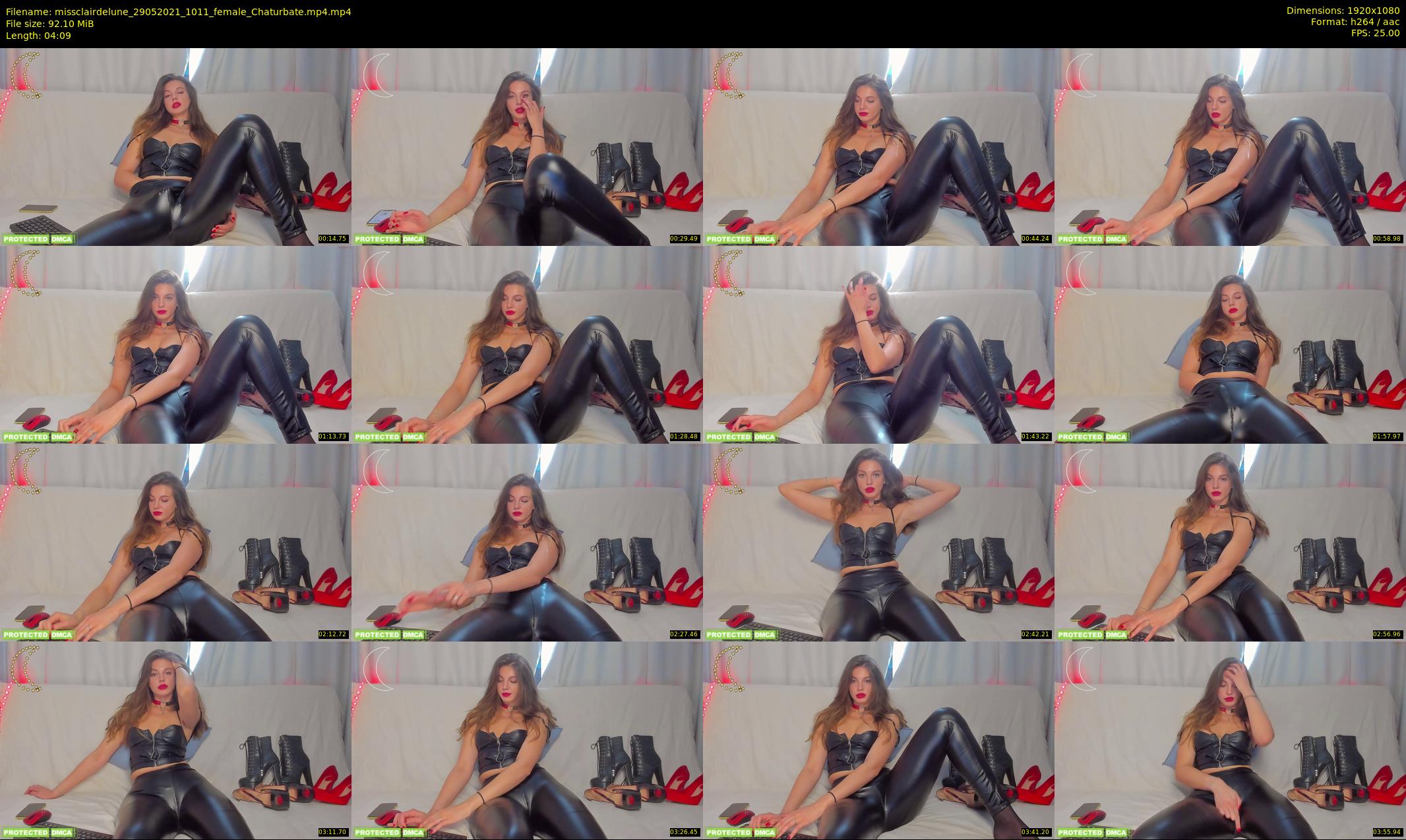 missclairdelune — 5 minute Chaturbate female cam show recording, 1080p, May 29, 2021