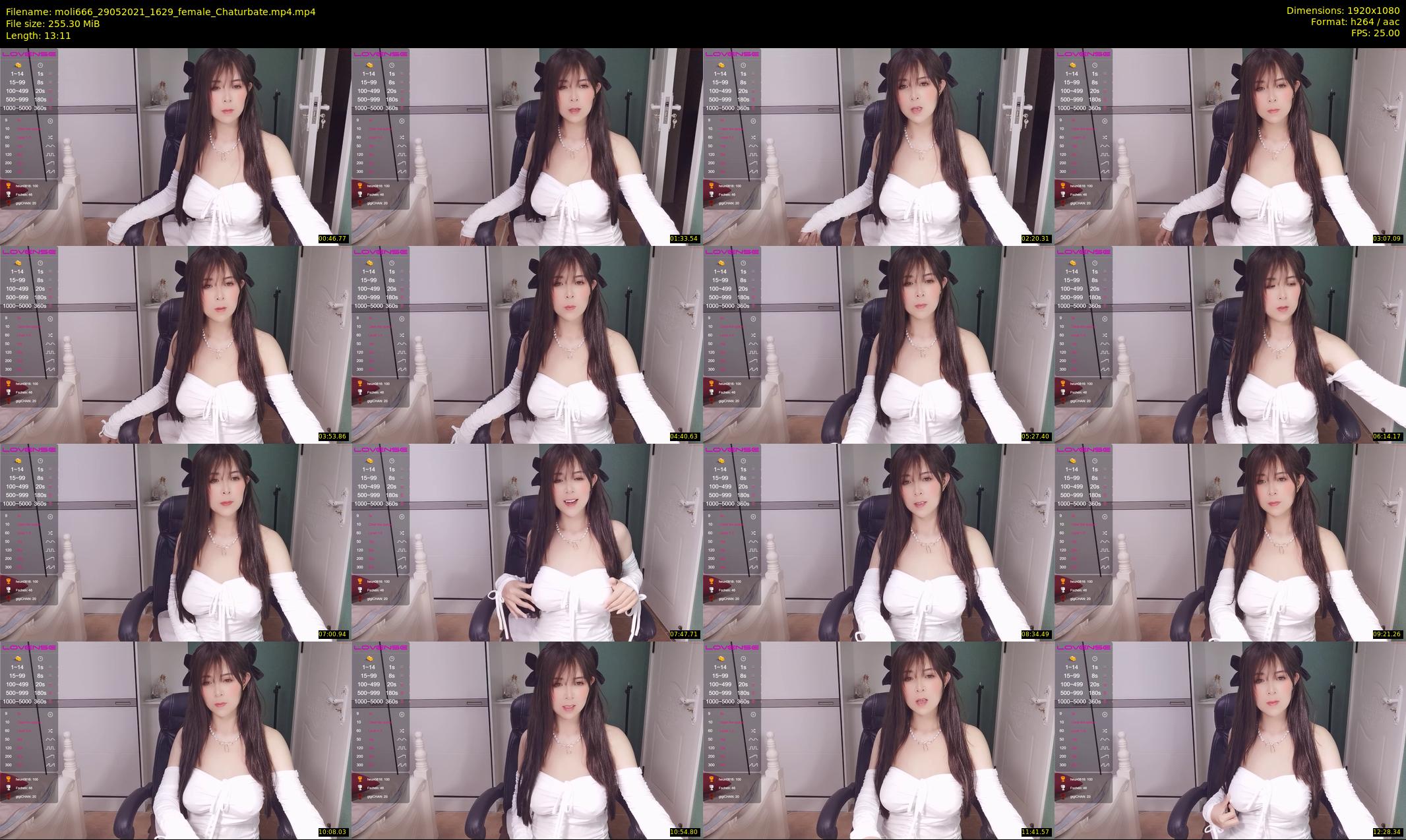 moli666 — 14 minute Chaturbate female cam show recording, 1080p, May 29, 2021