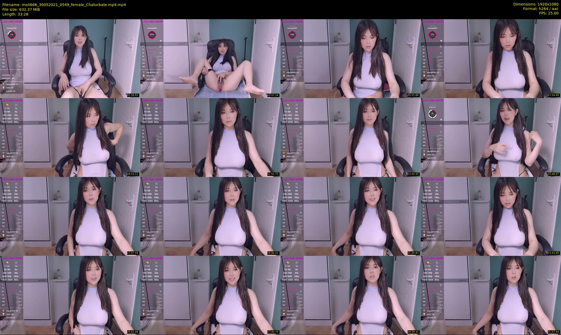 moli666 — 34 minute Chaturbate female cam show recording, 1080p, May 30, 2021