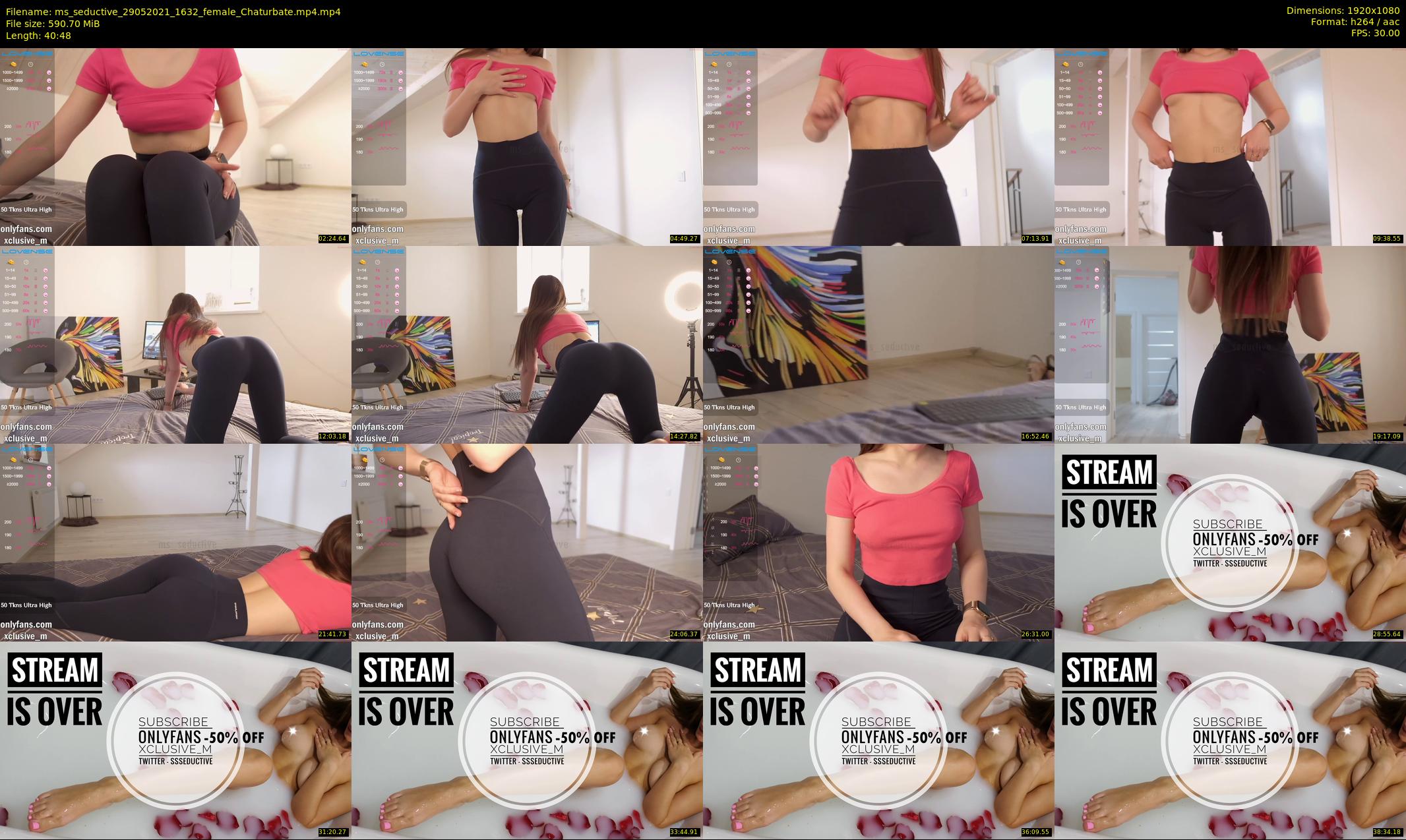 ms_seductive — 41 minute Chaturbate female cam show recording, 1080p, May 29, 2021