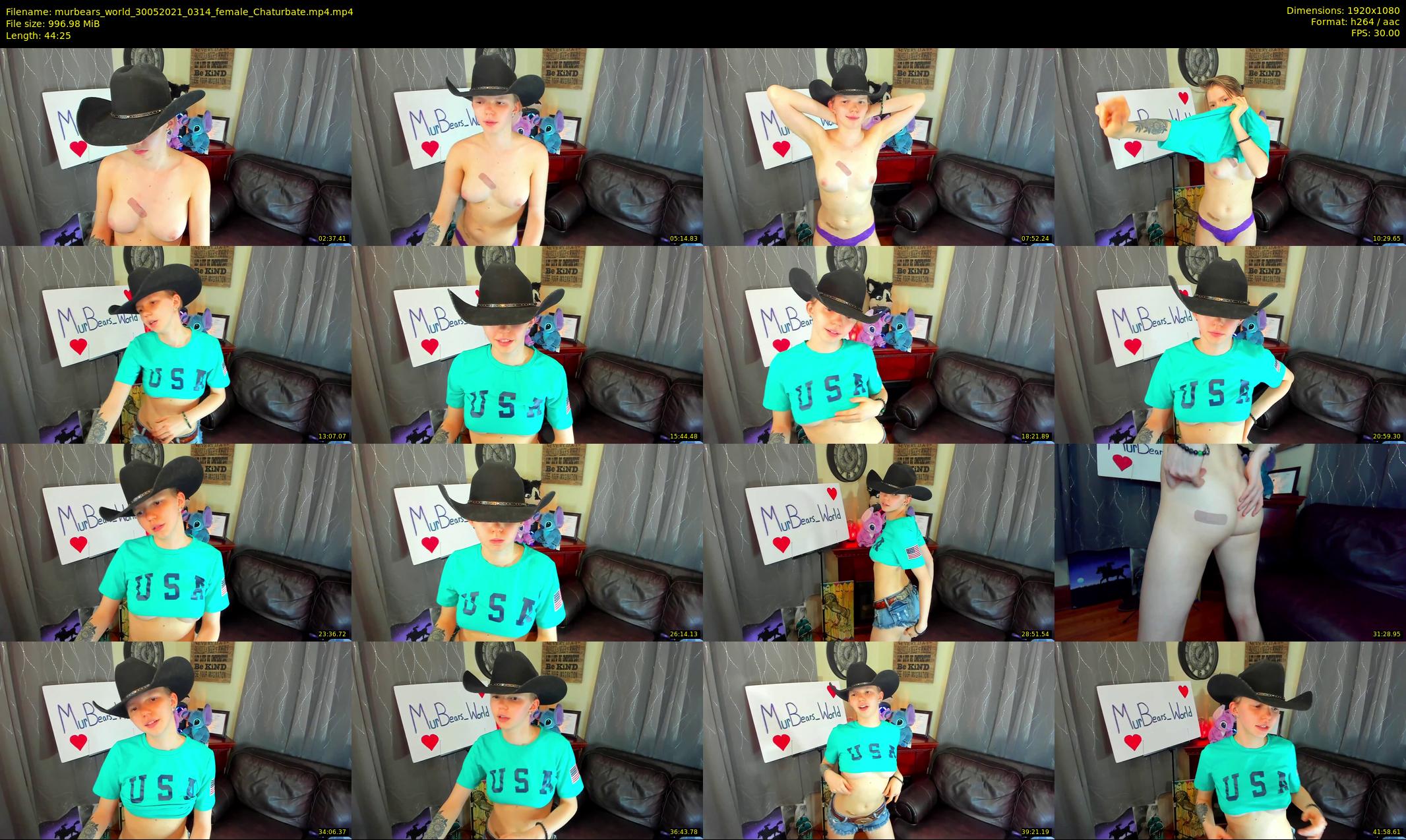 murbears_world — 45 minute Chaturbate female cam show recording, 1080p, May 30, 2021