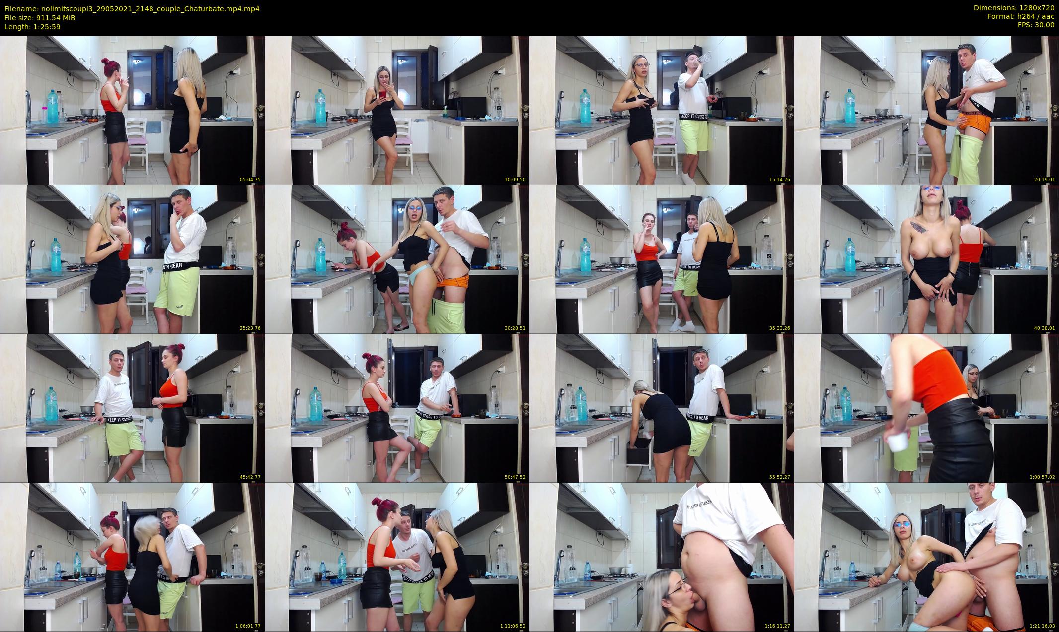 nolimitscoupl3 — 86 minute Chaturbate couple cam show recording, 720p, May 29, 2021