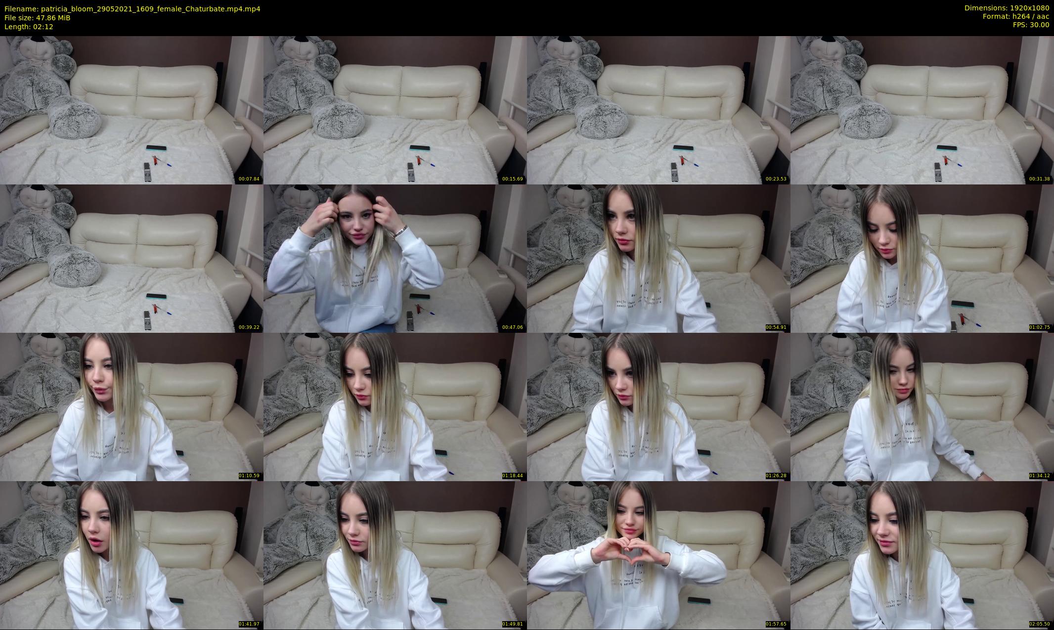 patricia_bloom — 3 minute Chaturbate female cam show recording, 1080p, May 29, 2021