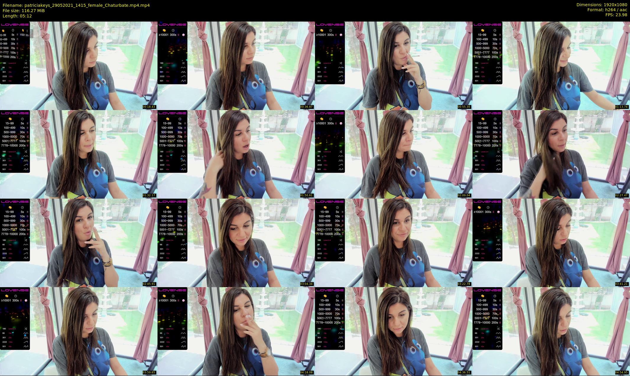 patriciakeys — 6 minute Chaturbate female cam show recording, 1080p, May 29, 2021