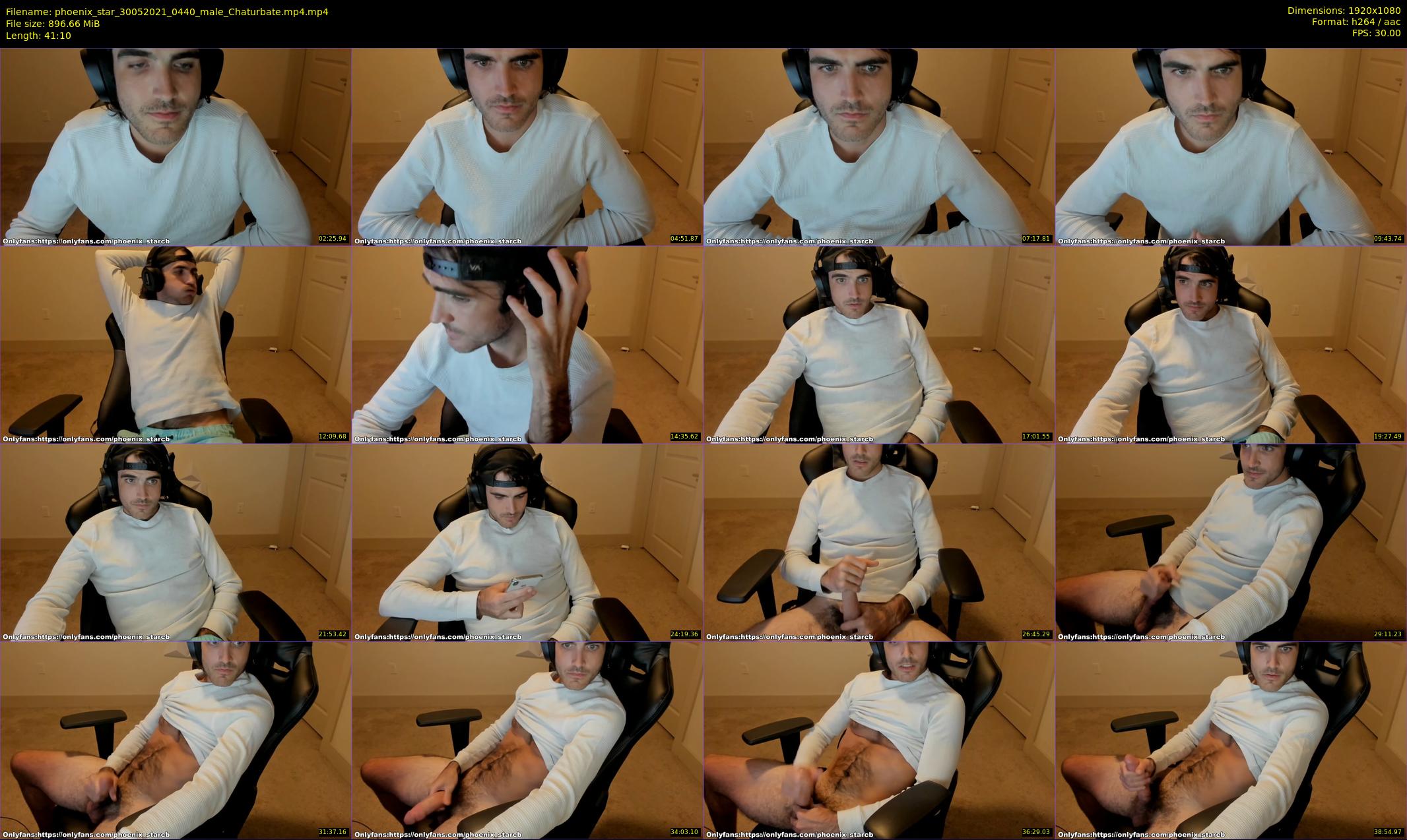 phoenix_star — 42 minute Chaturbate male cam show recording, 1080p, May 30, 2021