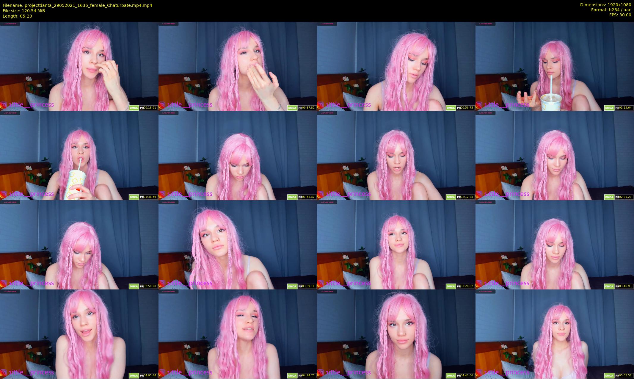 projectdanta — 6 minute Chaturbate female cam show recording, 1080p, May 29, 2021
